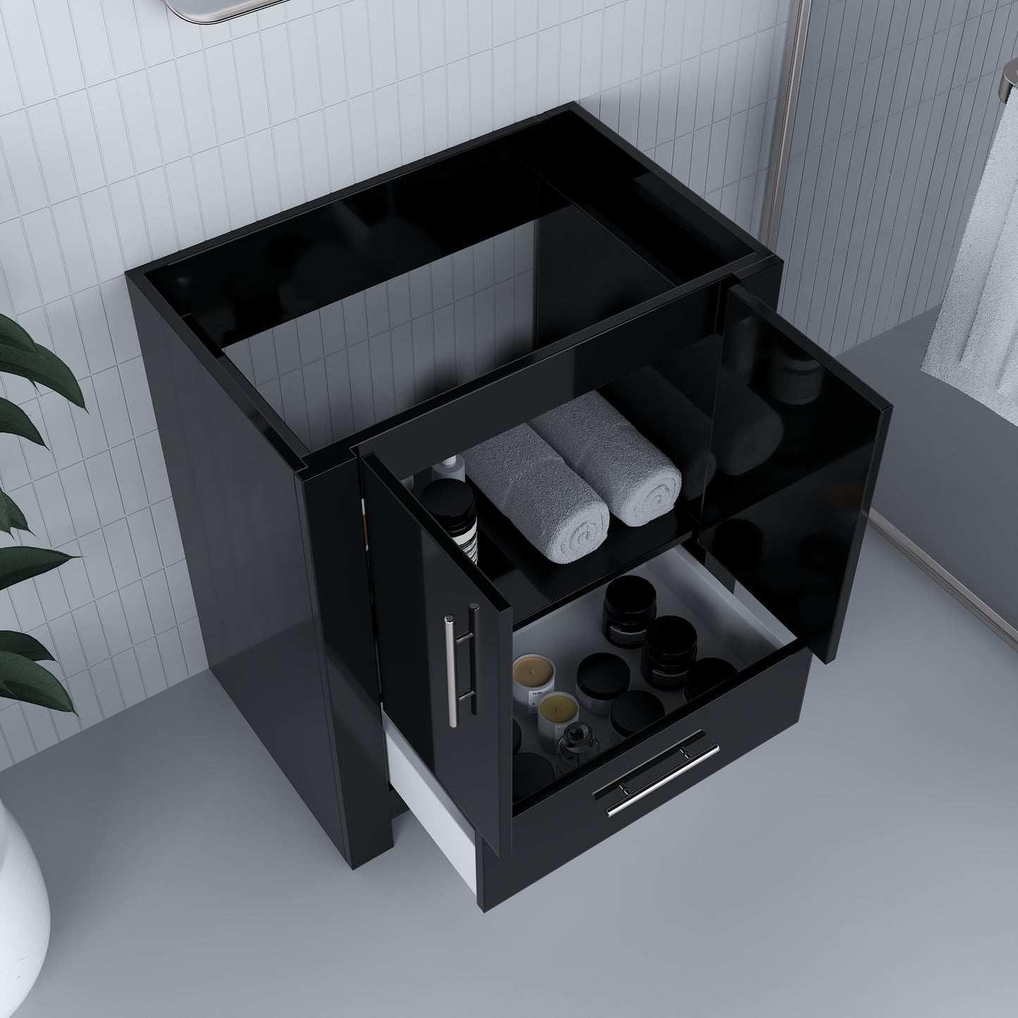 Boston 30" Bathroom Vanity Cabinet Only
