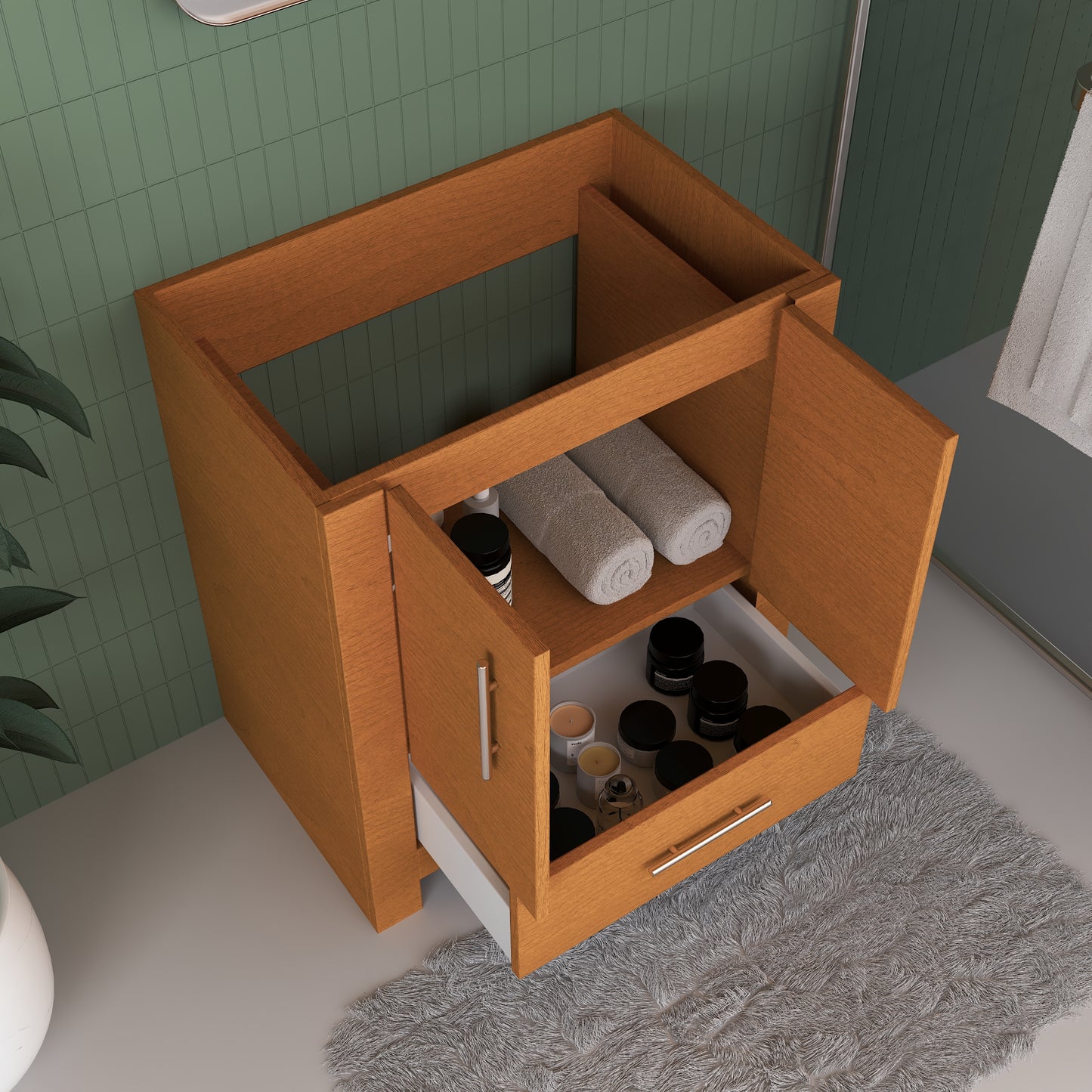 Boston 30" Bathroom Vanity Cabinet Only
