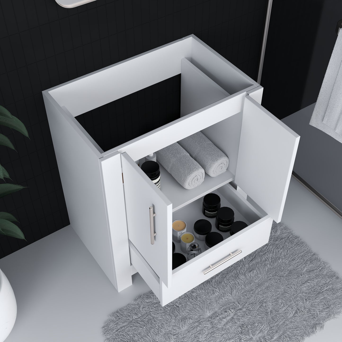 Boston 30" Bathroom Vanity Cabinet Only