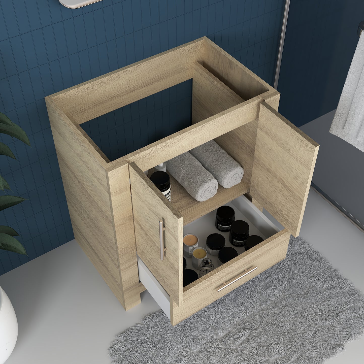 Boston 30" Bathroom Vanity Cabinet Only