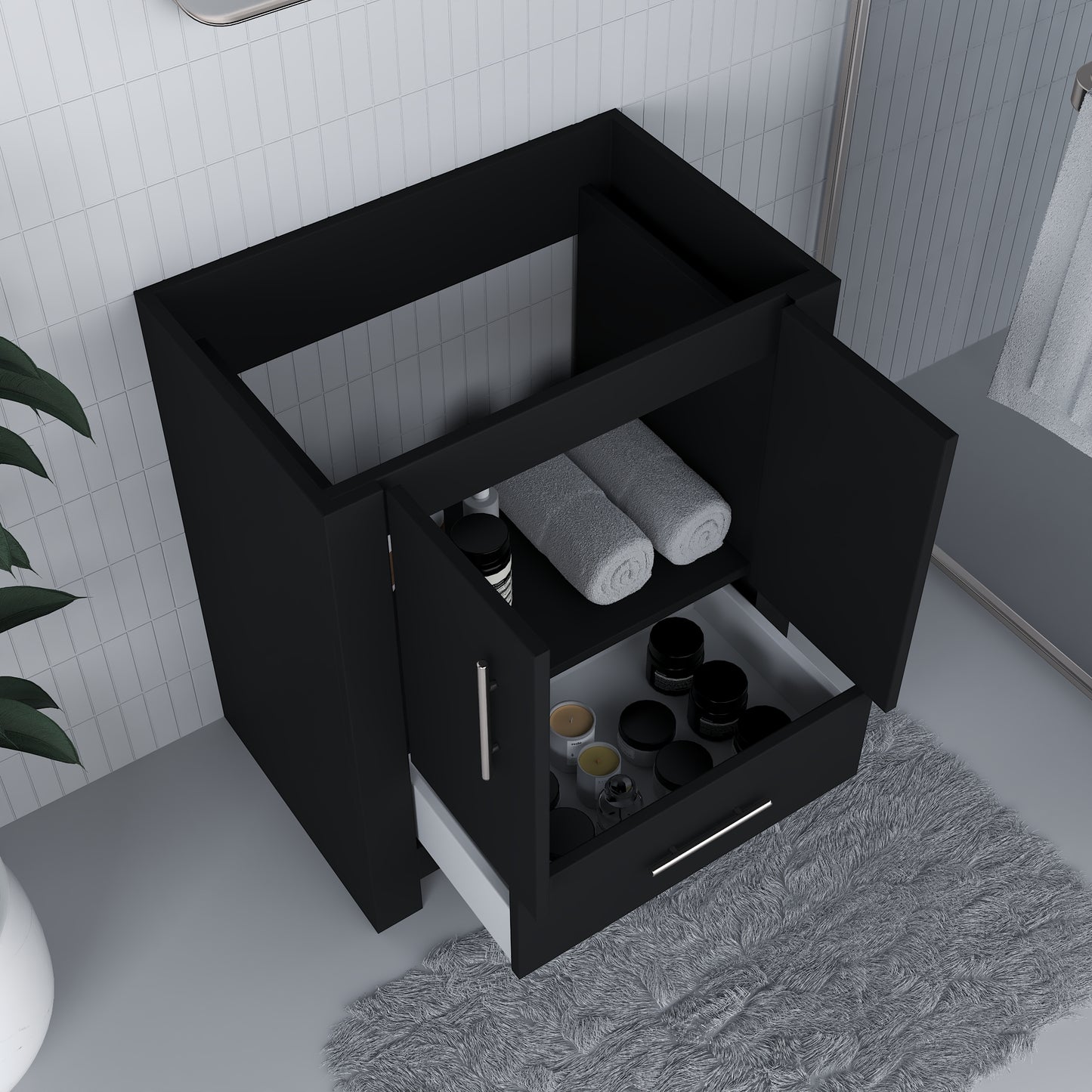Boston 30" Bathroom Vanity Cabinet Only