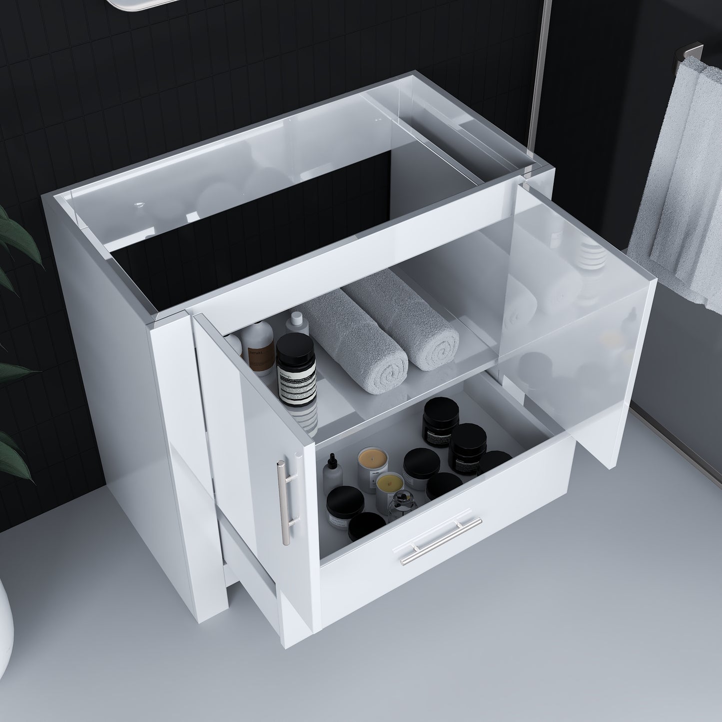 Boston 36" Bathroom Vanity Cabinet Only