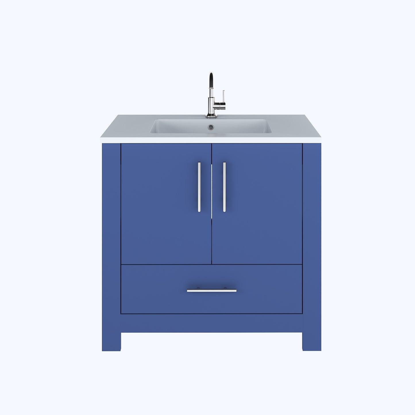 Boston 36" Bathroom Vanity with Acrylic integrated counter top