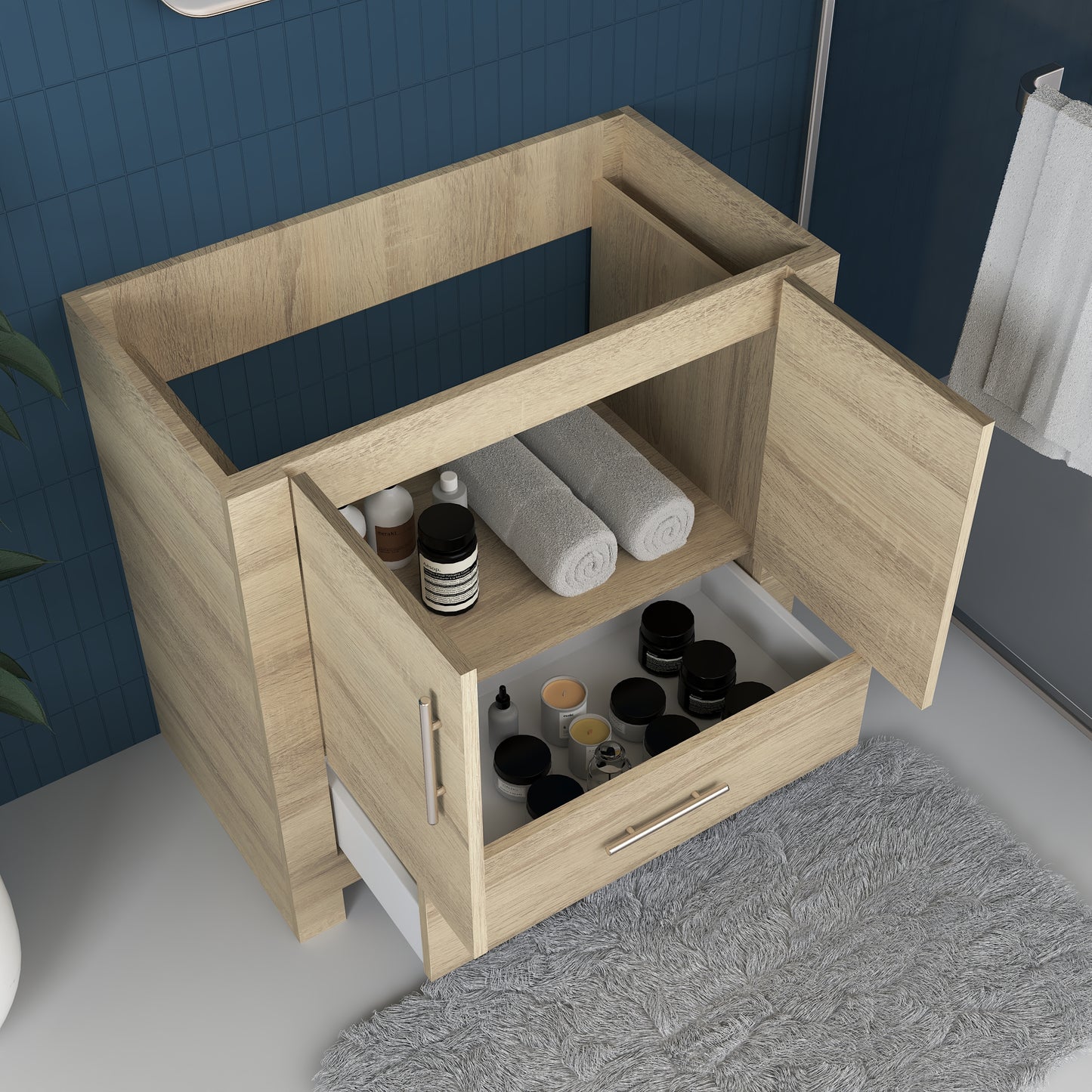 Boston 36" Bathroom Vanity Cabinet Only