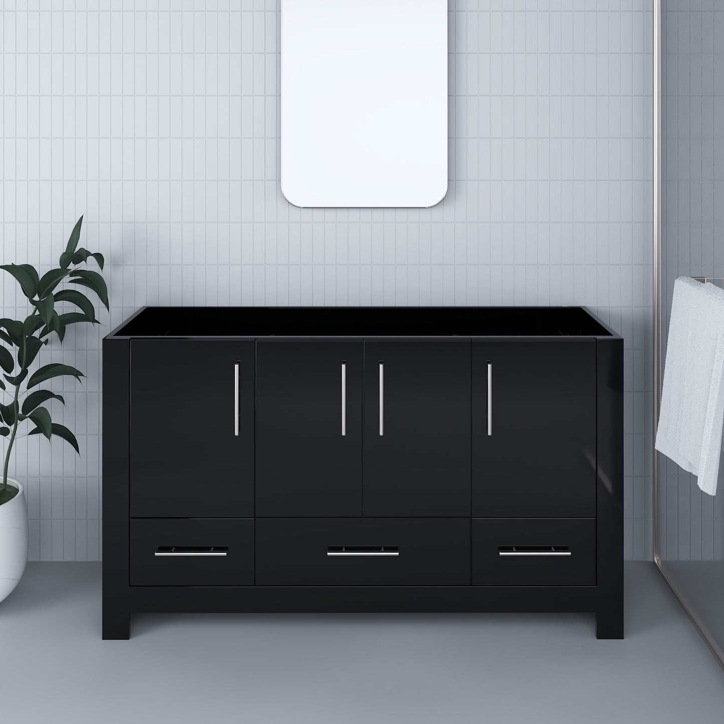 Boston 60" Single Sink Bathroom Vanity Cabinet Only