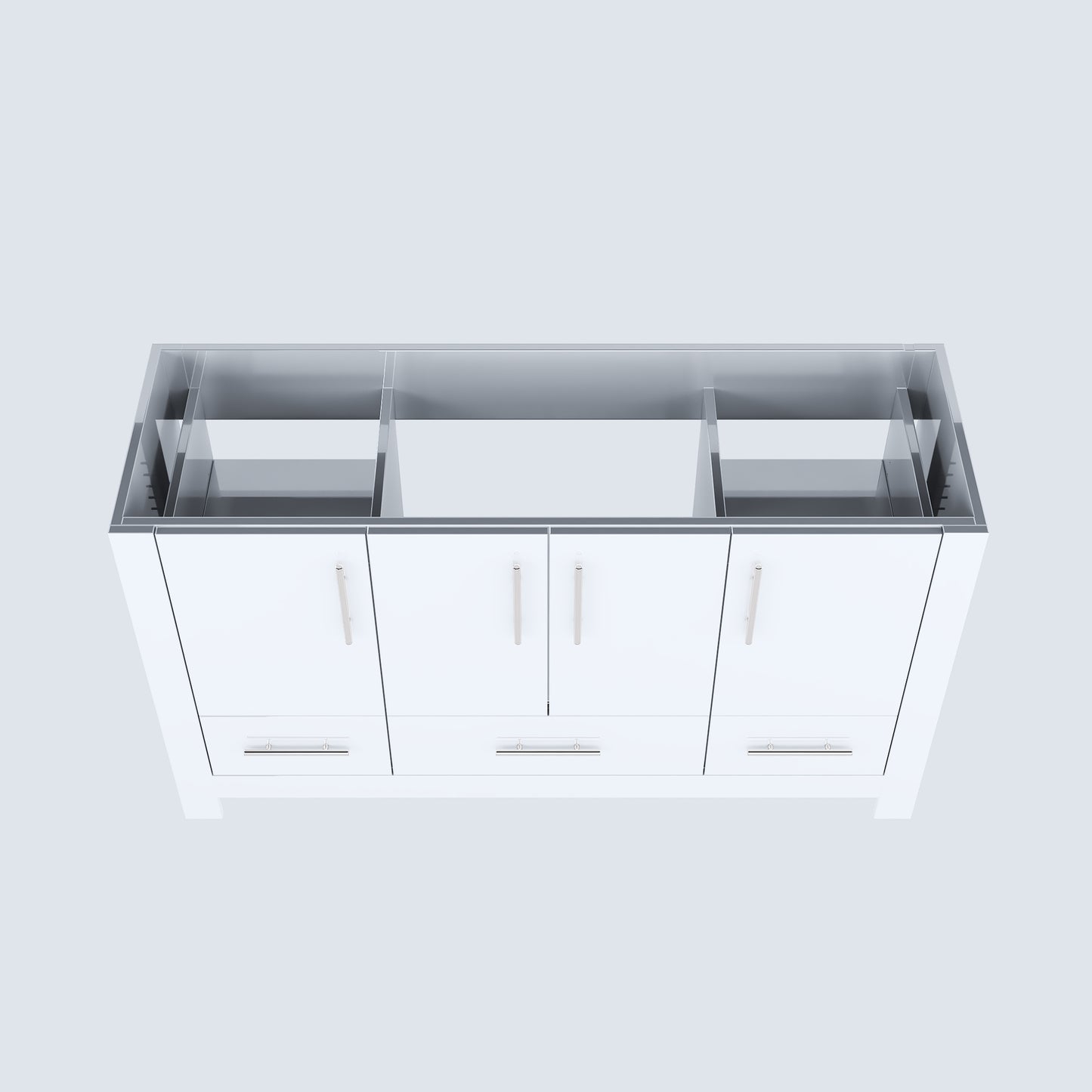 Boston 60" Single Sink Bathroom Vanity Cabinet Only