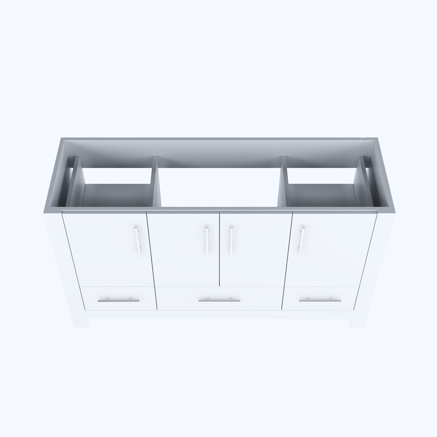Boston 60" Single Sink Bathroom Vanity Cabinet Only