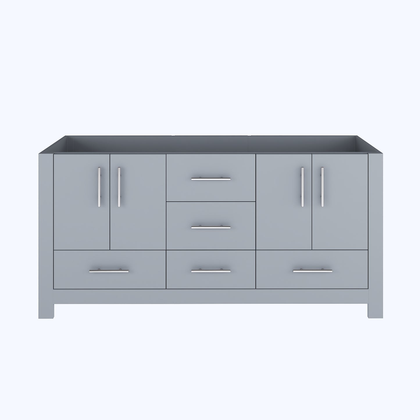 Boston 72" Double Sink Bathroom Vanity Cabinet Only