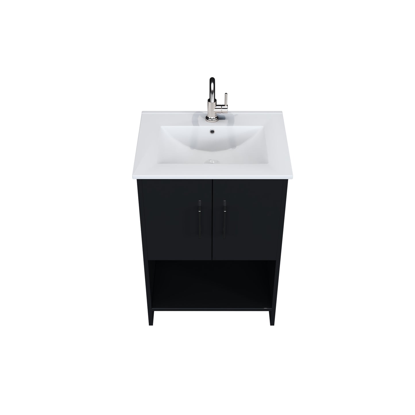 Cabo 24" Bathroom Vanity with Ceramic counter top