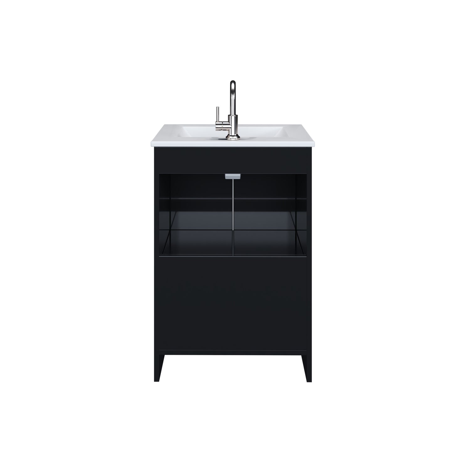 Cabo 24" Bathroom Vanity with Ceramic counter top