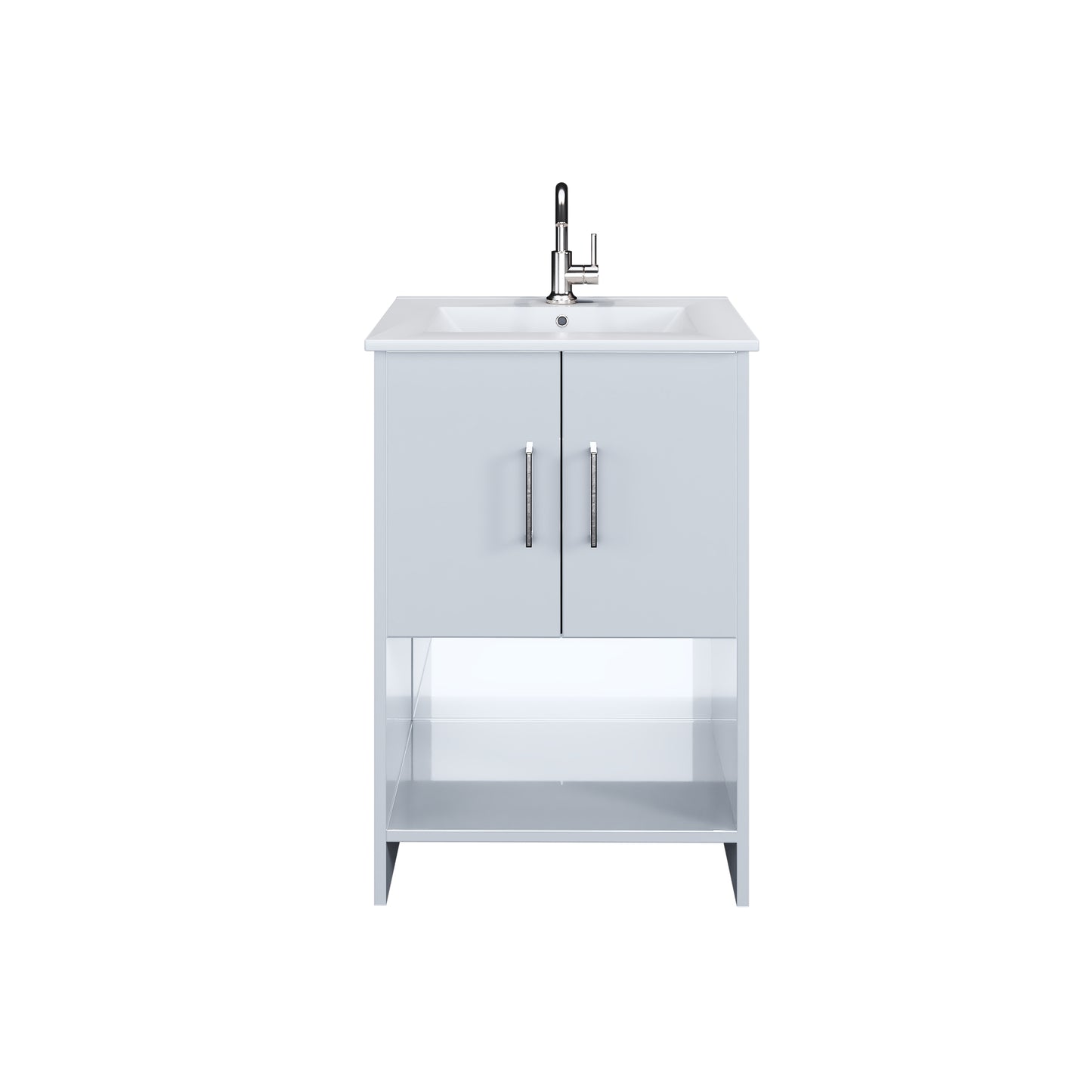 Cabo 24" Bathroom Vanity with Ceramic counter top