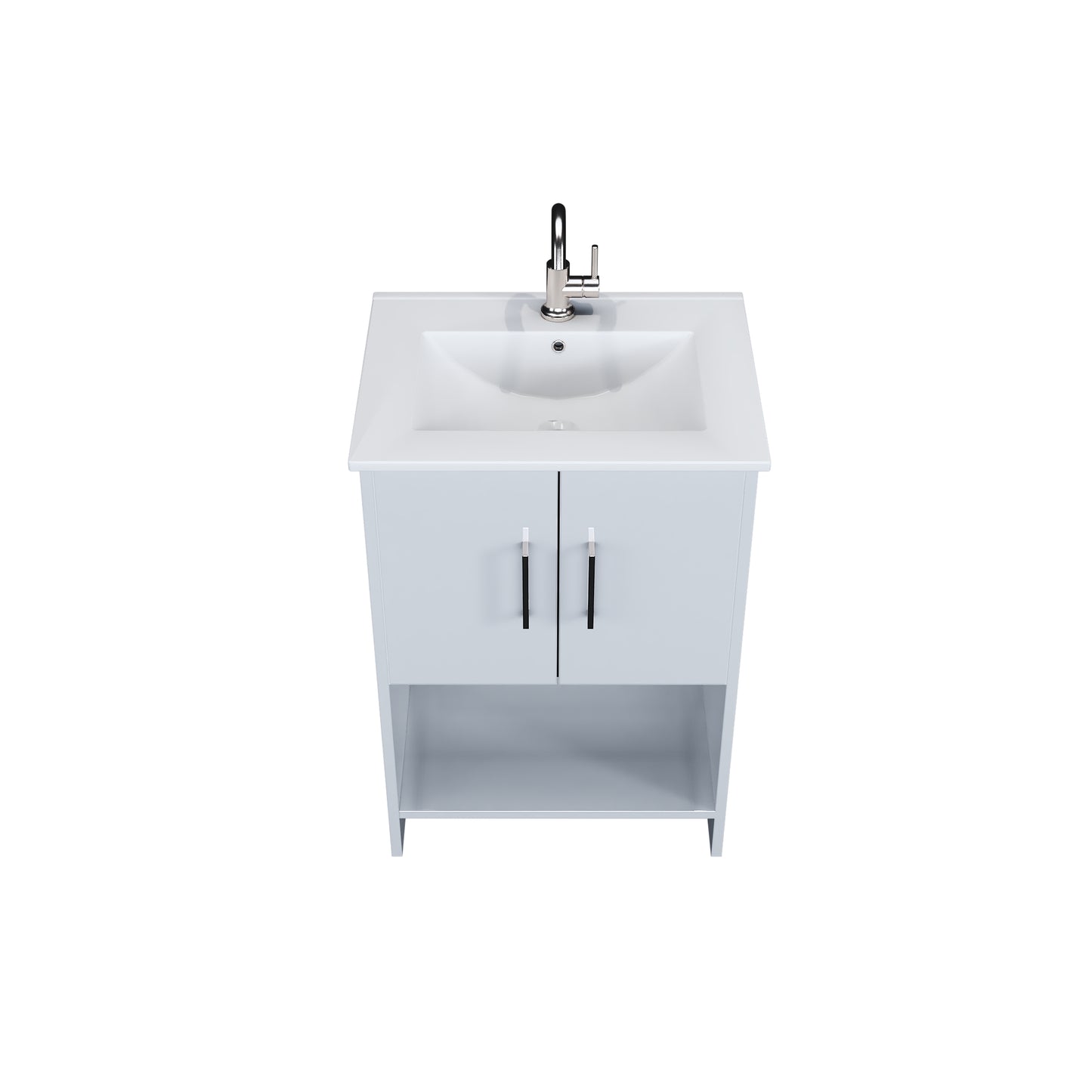 Cabo 24" Bathroom Vanity with Ceramic counter top
