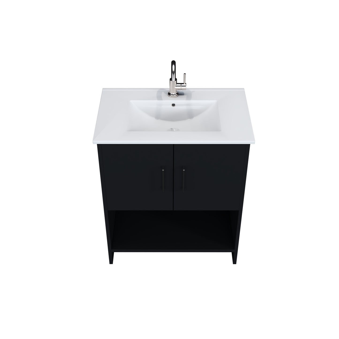 Cabo 30" Bathroom Vanity with Ceramic counter top