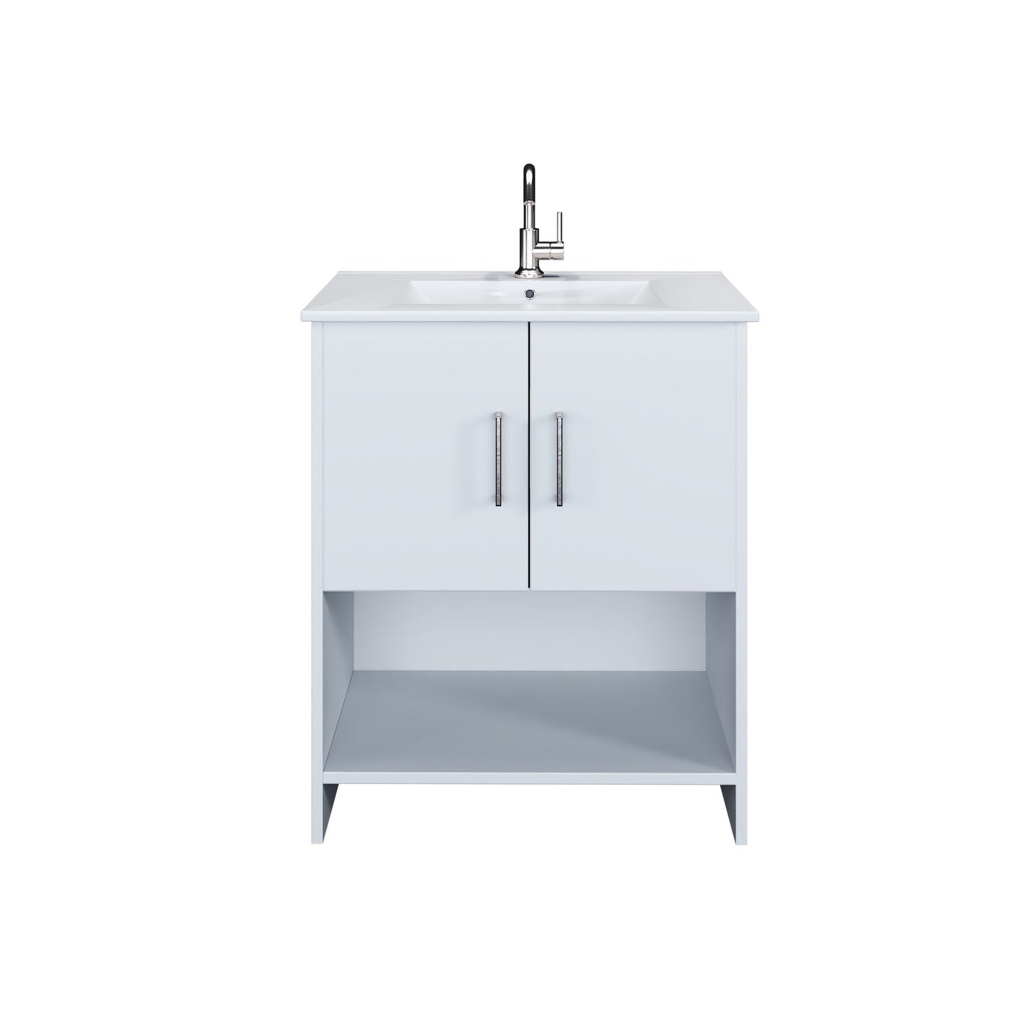 Cabo 30" Bathroom Vanity with Ceramic counter top