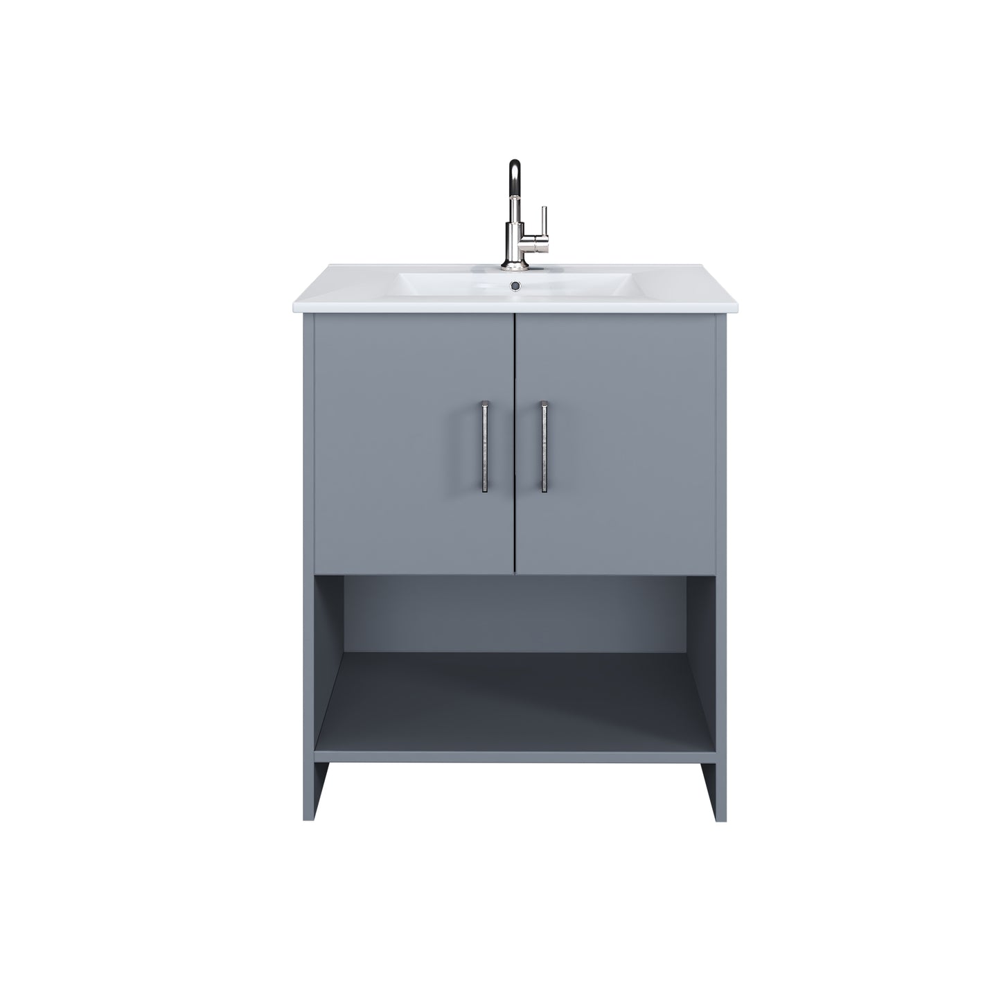 Cabo 30" Bathroom Vanity with Ceramic counter top