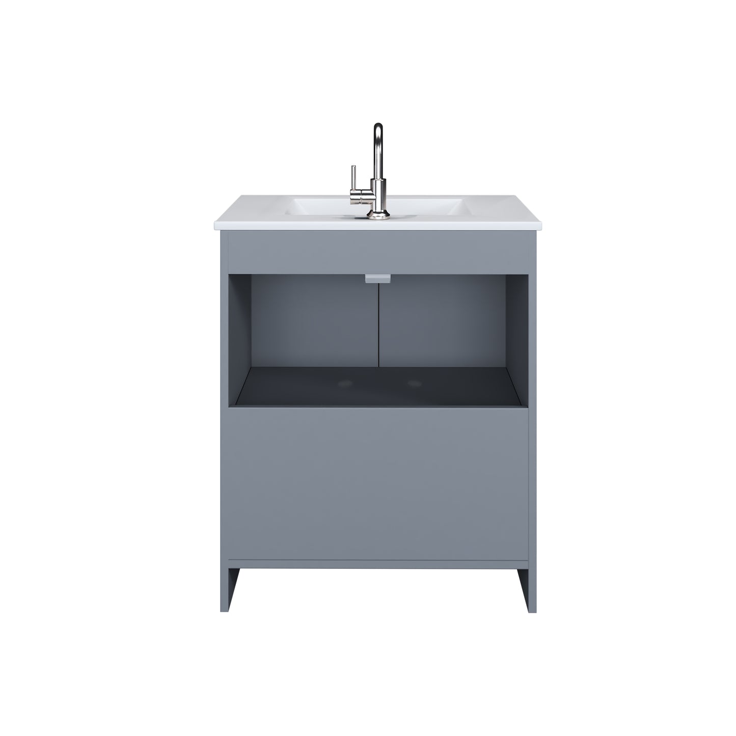 Cabo 30" Bathroom Vanity with Ceramic counter top