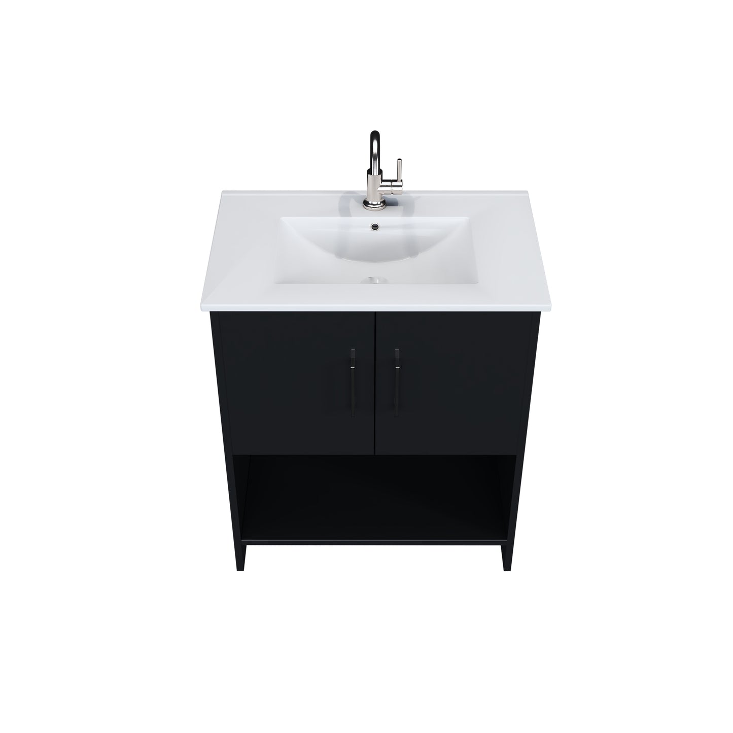 Cabo 30" Bathroom Vanity with Ceramic counter top