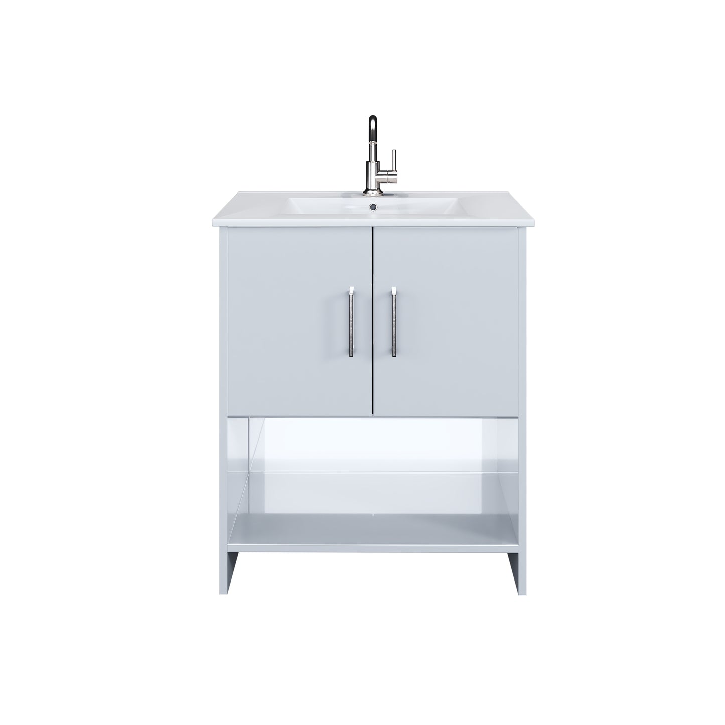 Cabo 30" Bathroom Vanity with Ceramic counter top