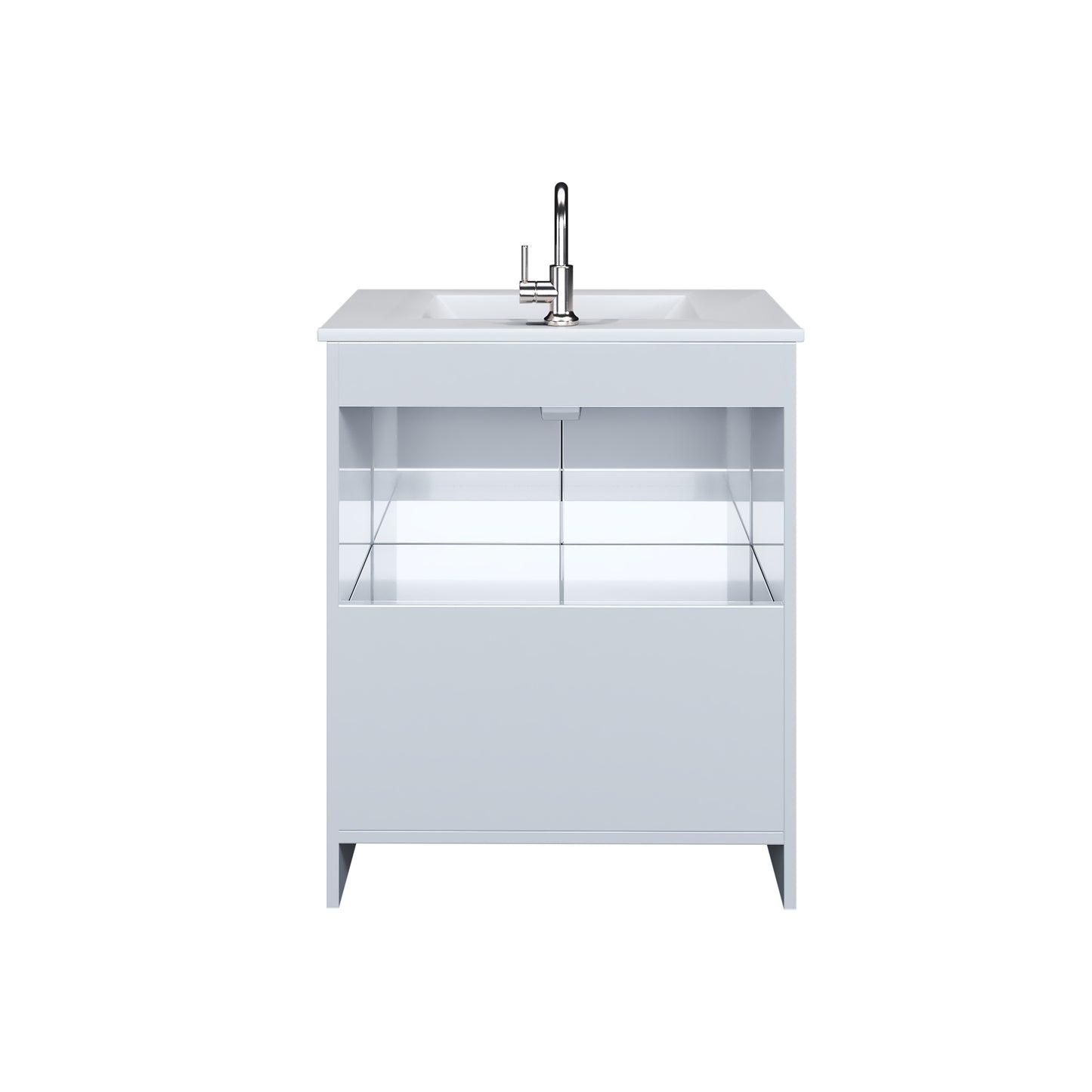 Cabo 30" Bathroom Vanity with Ceramic counter top