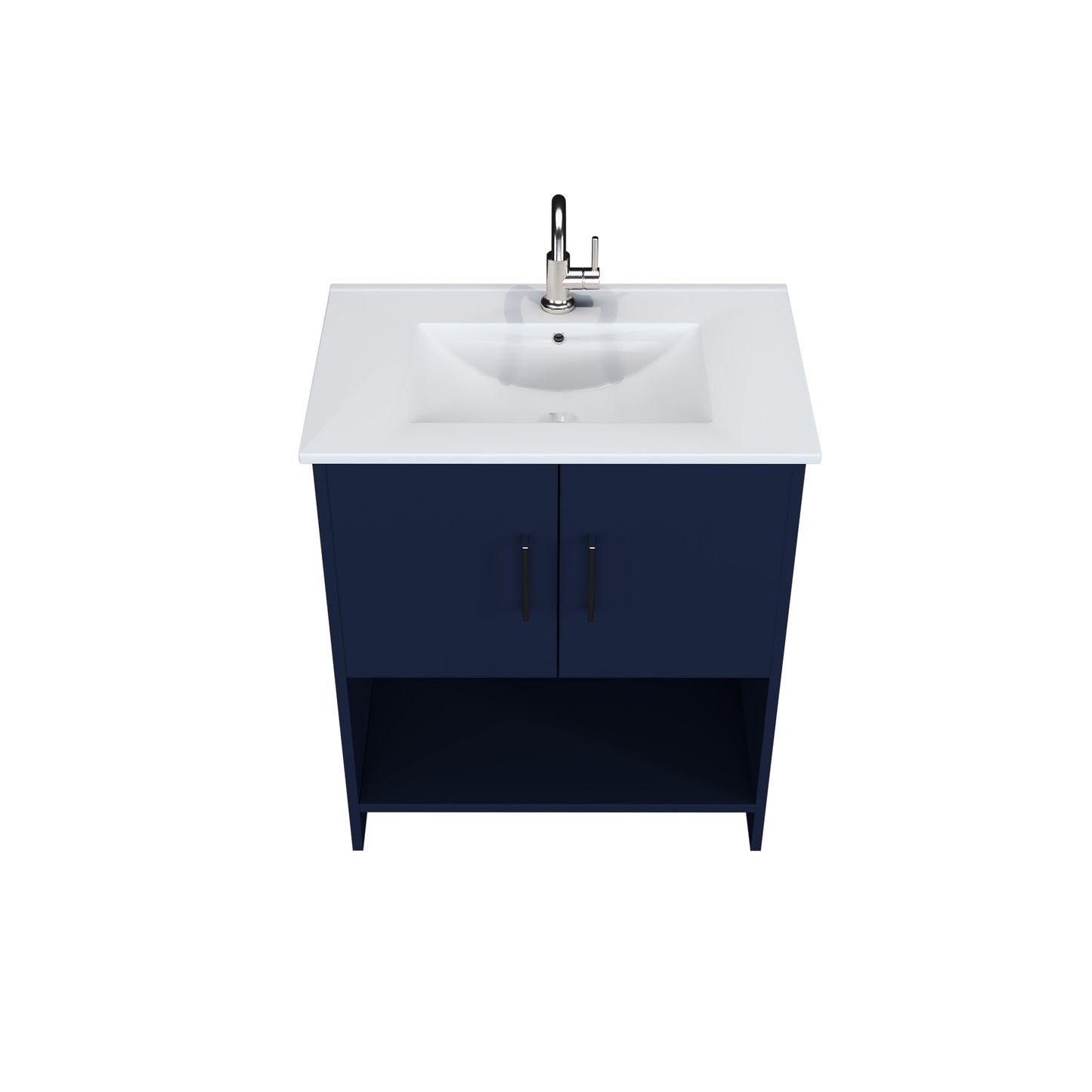 Cabo 30" Bathroom Vanity with Ceramic counter top