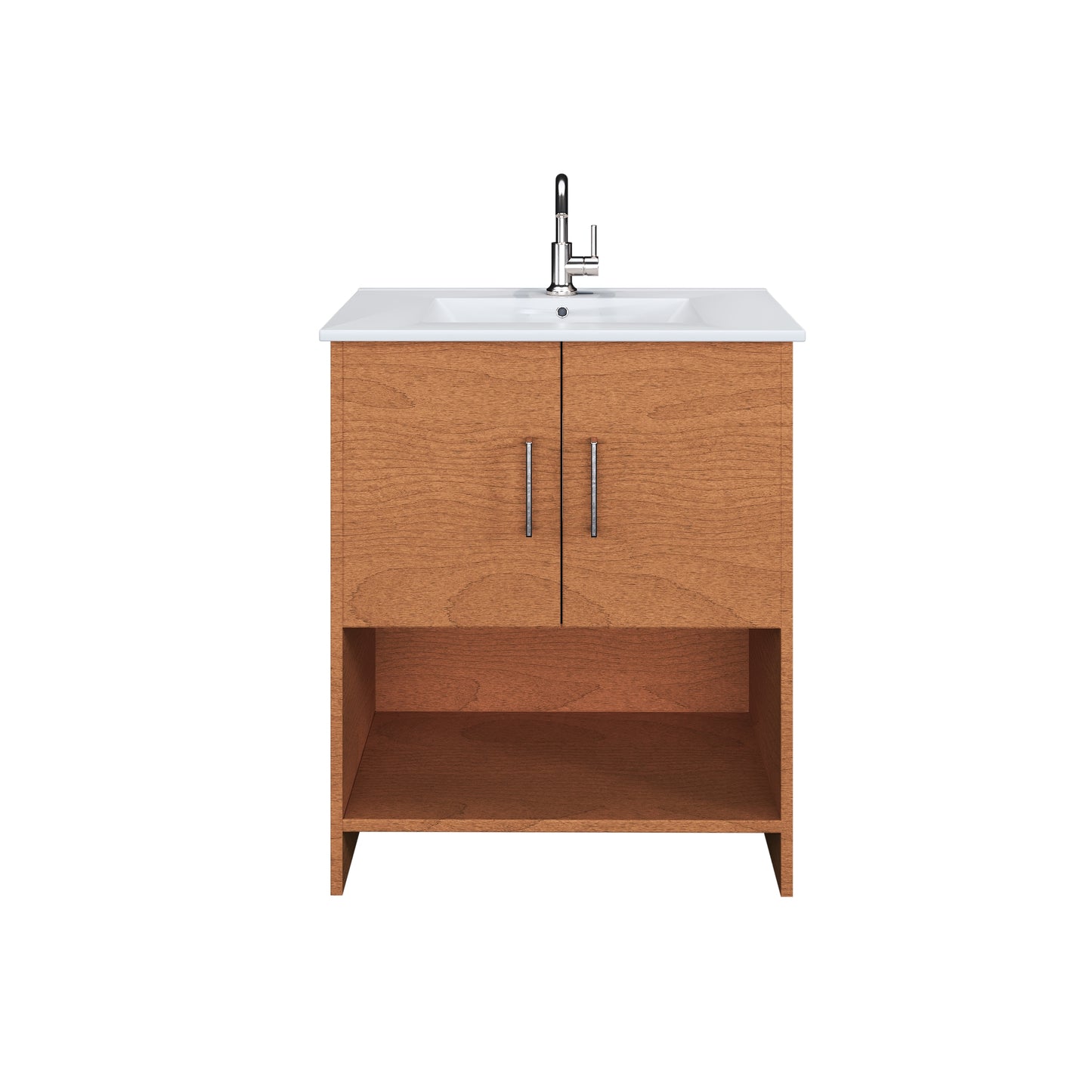 Cabo 30" Bathroom Vanity with Ceramic counter top