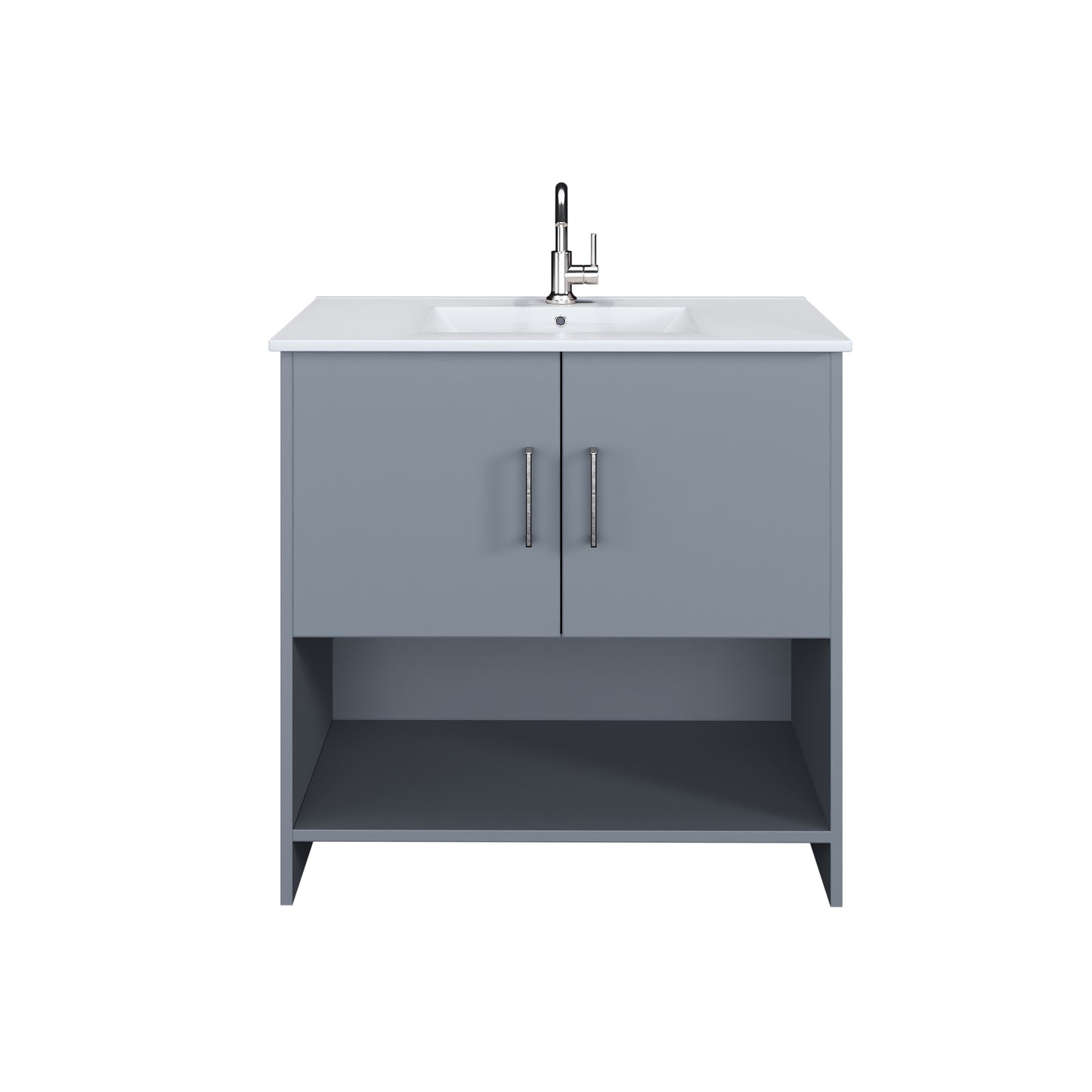 Cabo 36" Bathroom Vanity with Ceramic counter top