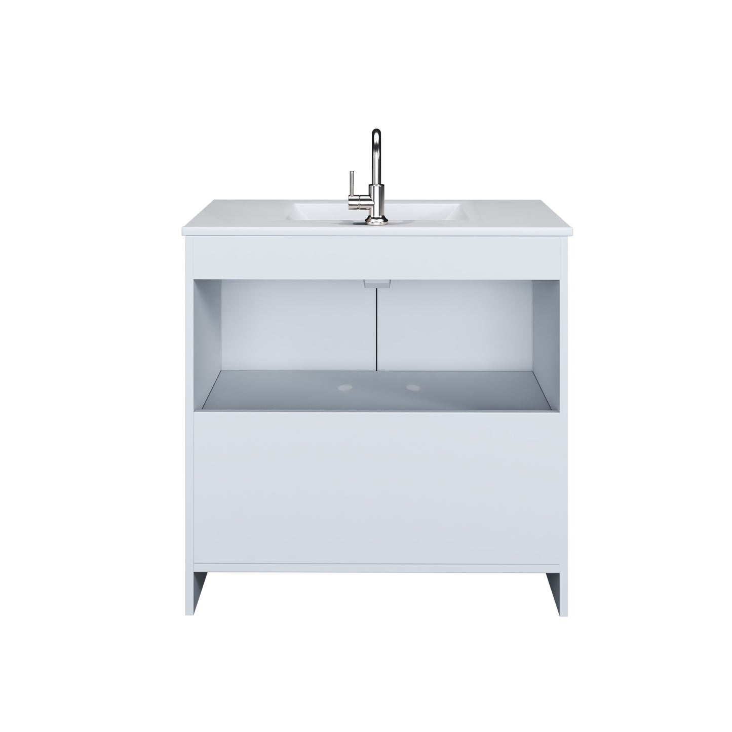 Cabo 36" Bathroom Vanity with Ceramic counter top