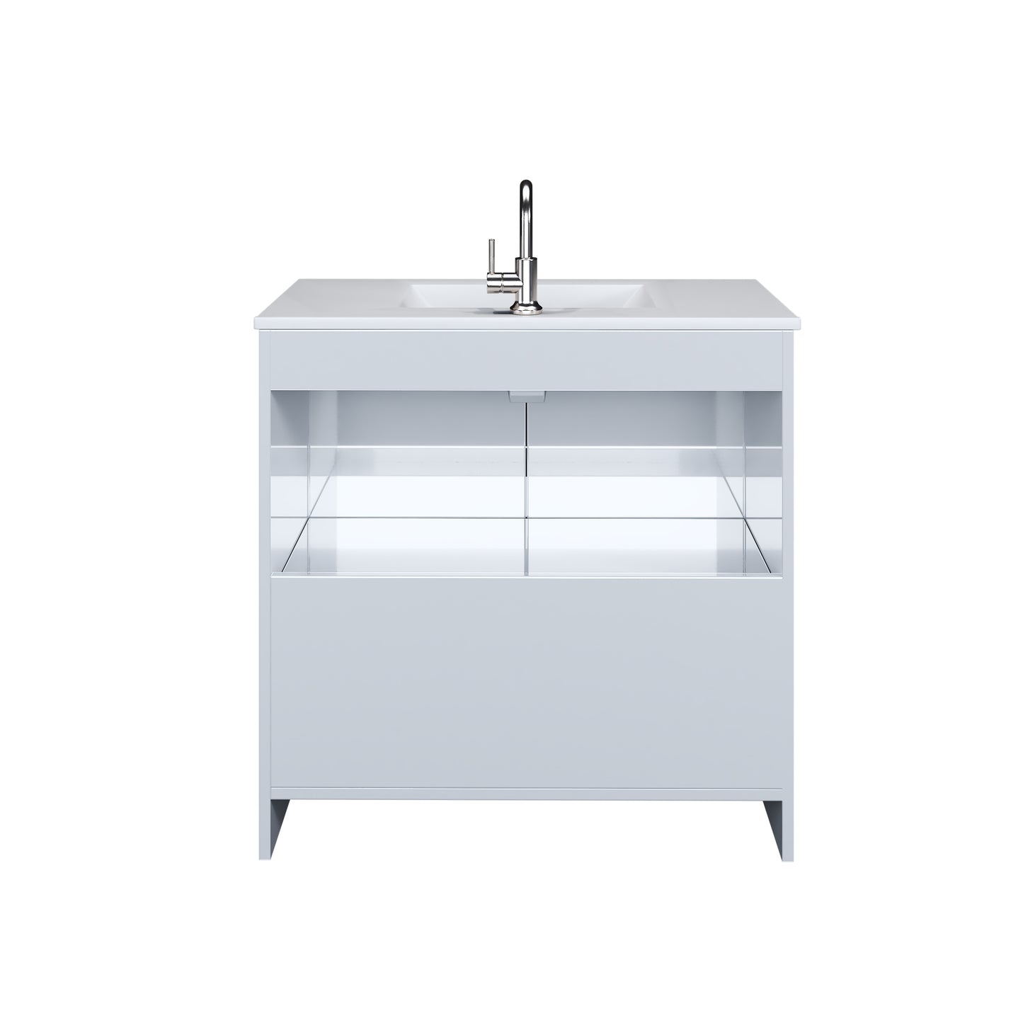 Cabo 36" Bathroom Vanity with Ceramic counter top