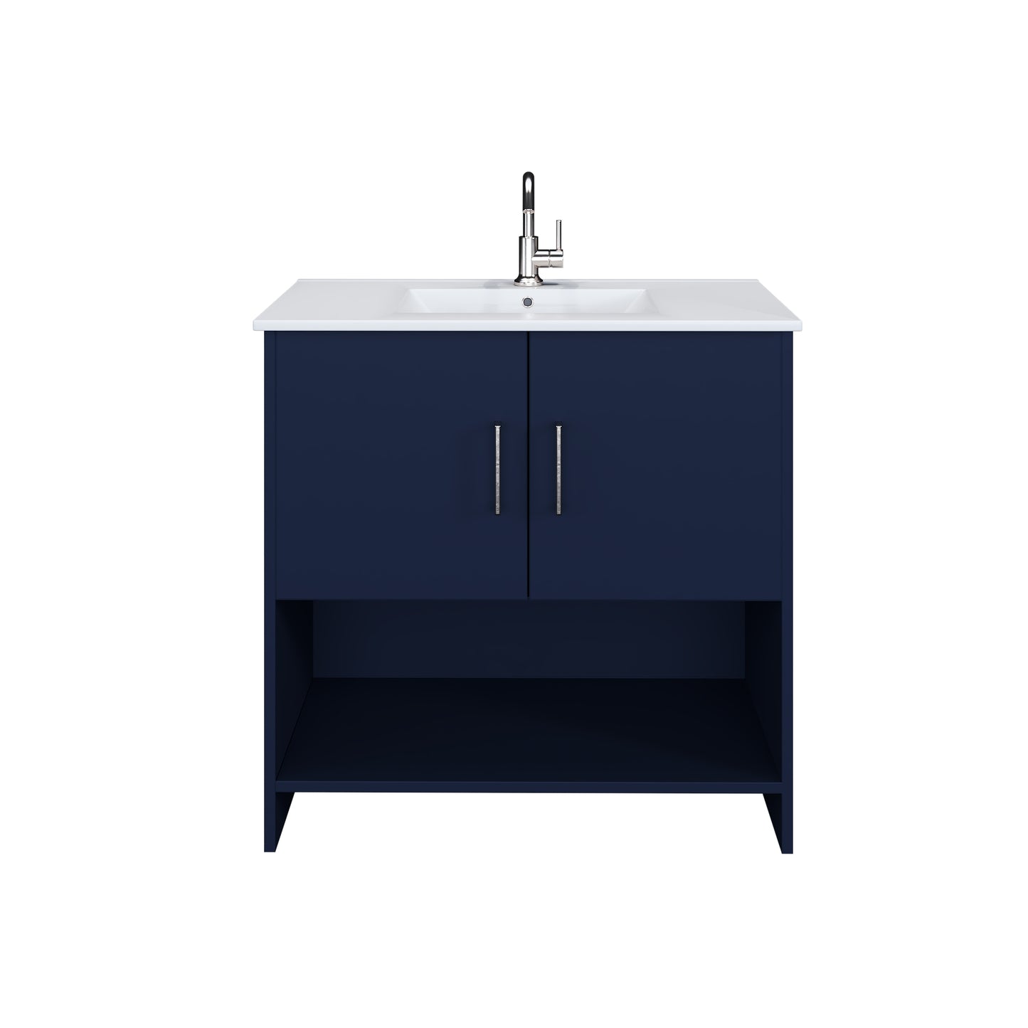 Cabo 36" Bathroom Vanity with Ceramic counter top