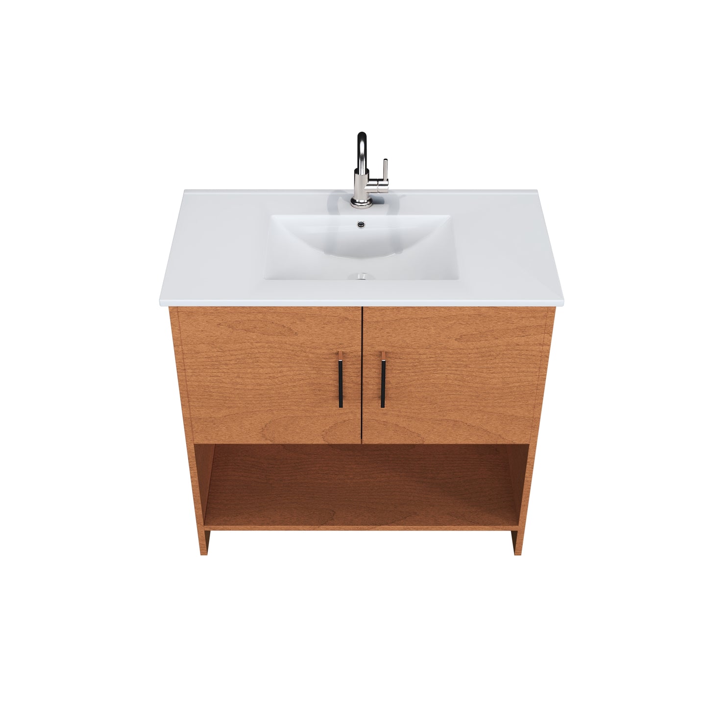 Cabo 36" Bathroom Vanity with Ceramic counter top