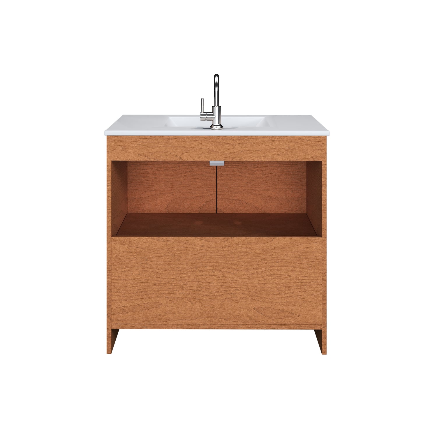 Cabo 36" Bathroom Vanity with Ceramic counter top