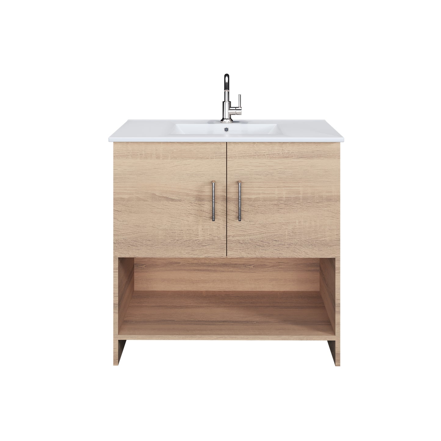 Cabo 36" Bathroom Vanity with Ceramic counter top