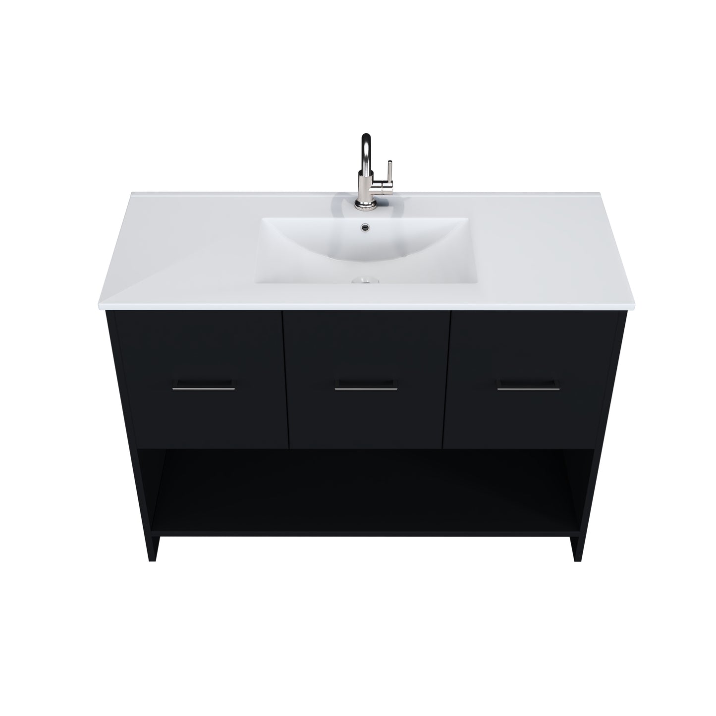 Cabo 48" Bathroom Vanity with Ceramic counter top