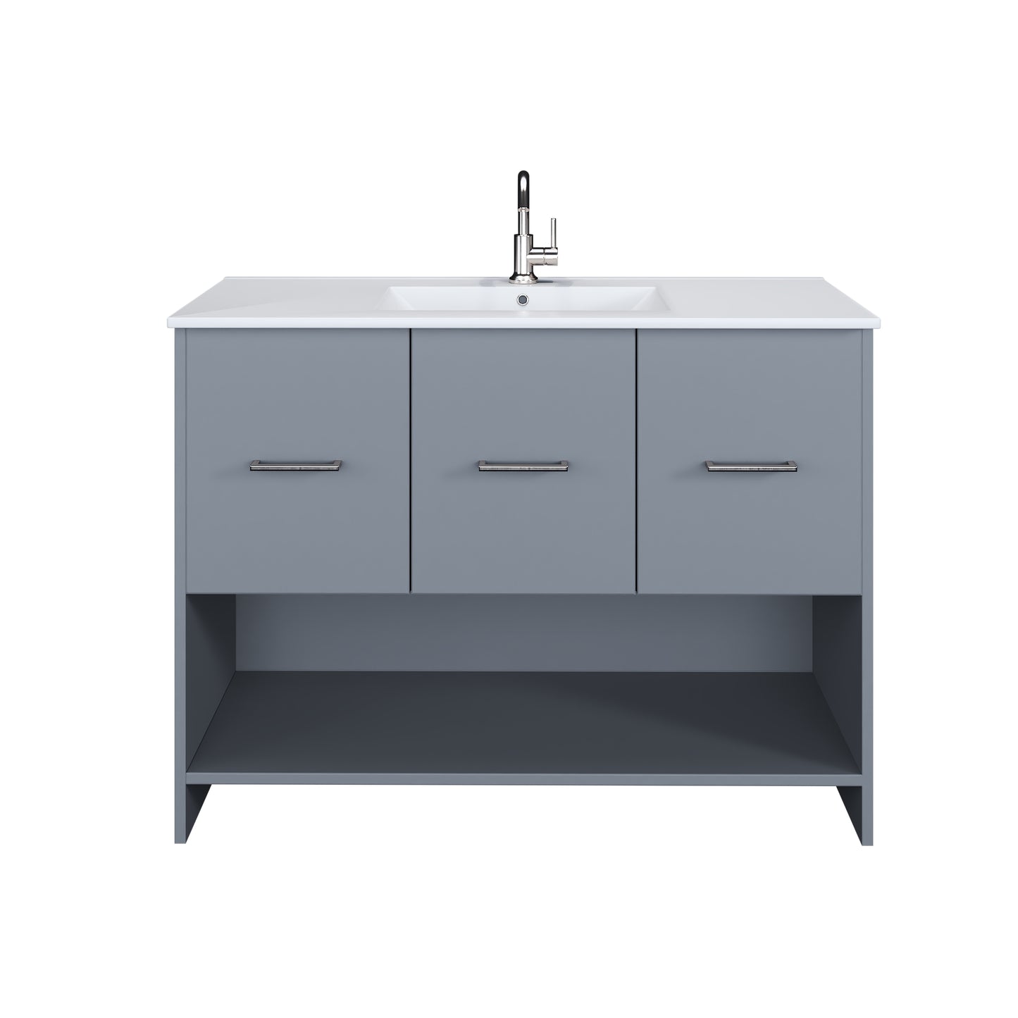 Cabo 48" Bathroom Vanity with Ceramic counter top
