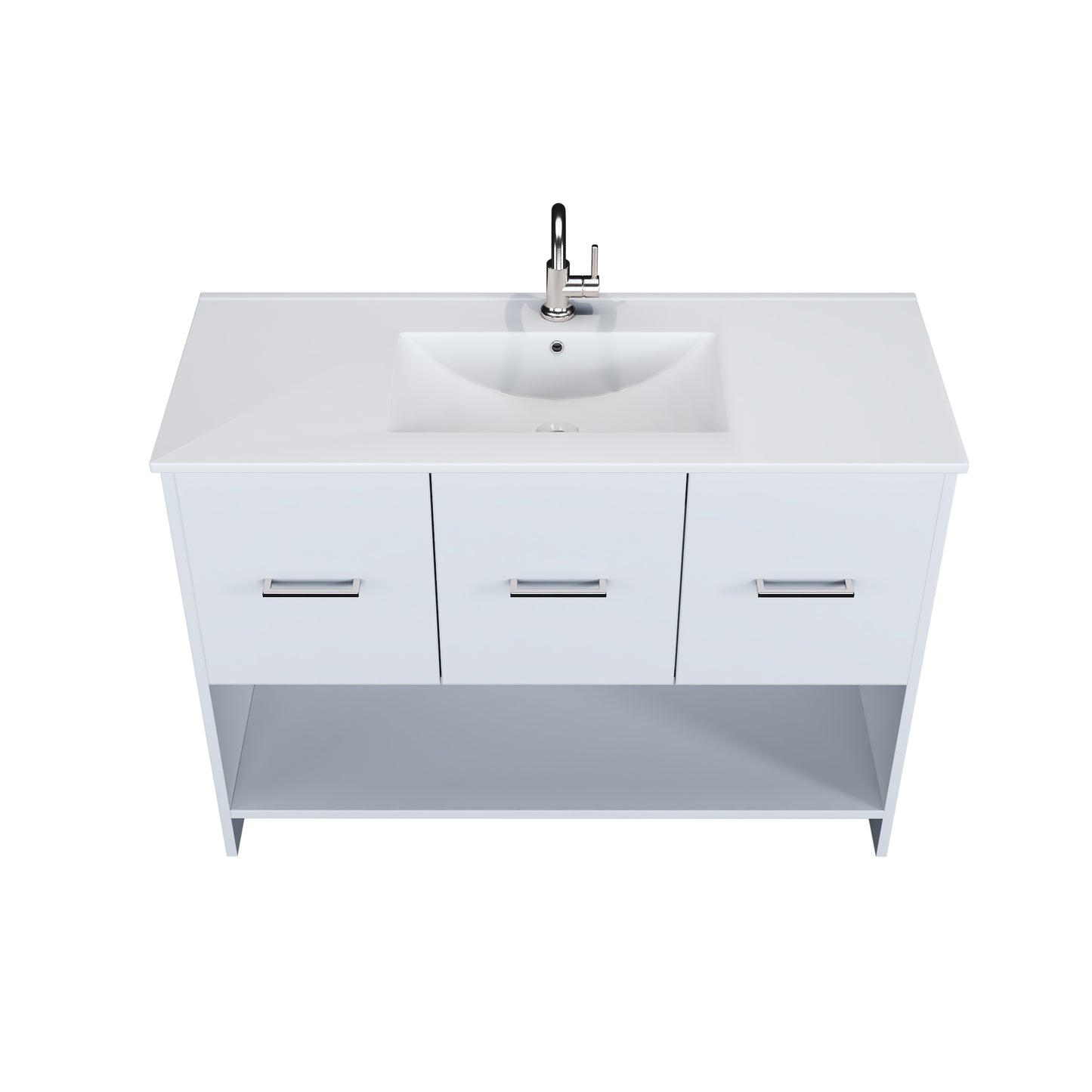 Cabo 48" Bathroom Vanity with Ceramic counter top