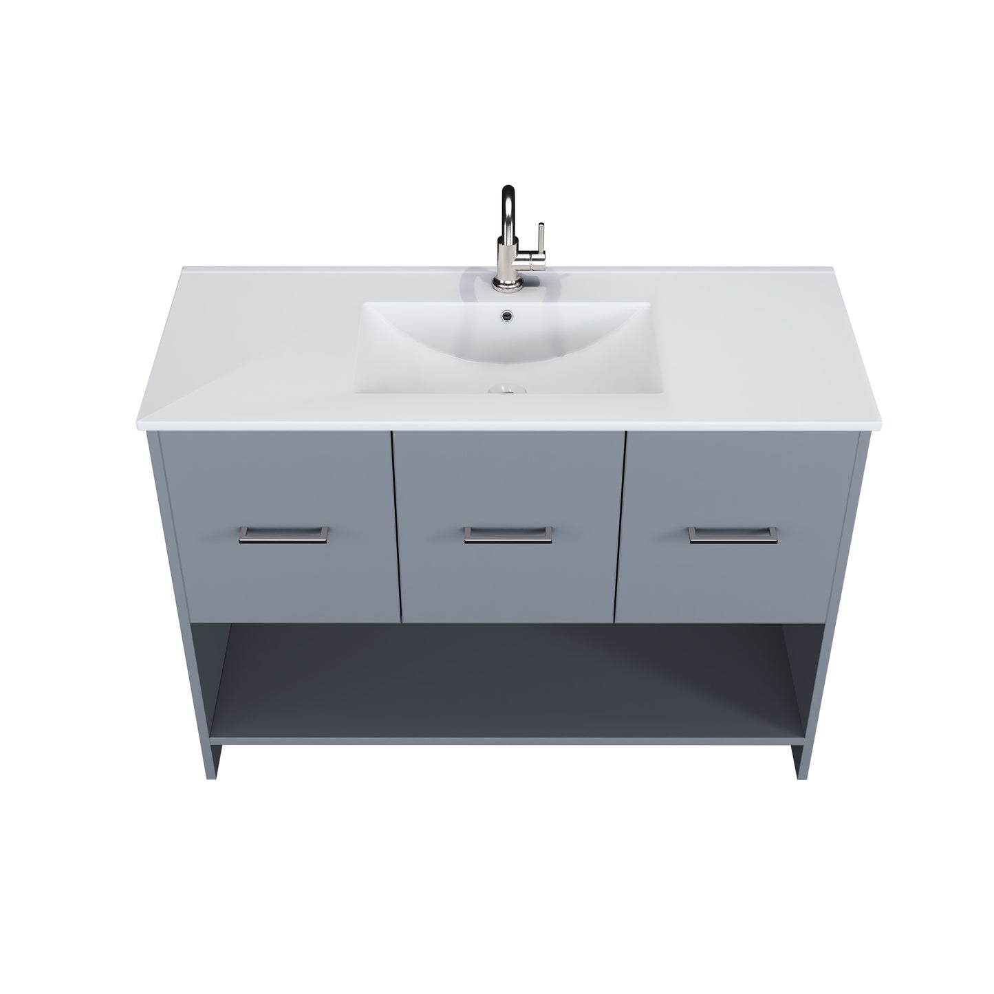 Cabo 48" Bathroom Vanity with Ceramic counter top