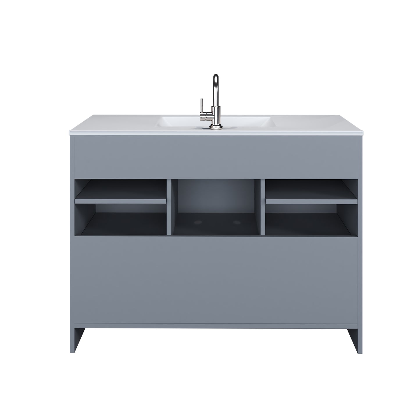 Cabo 48" Bathroom Vanity with Ceramic counter top