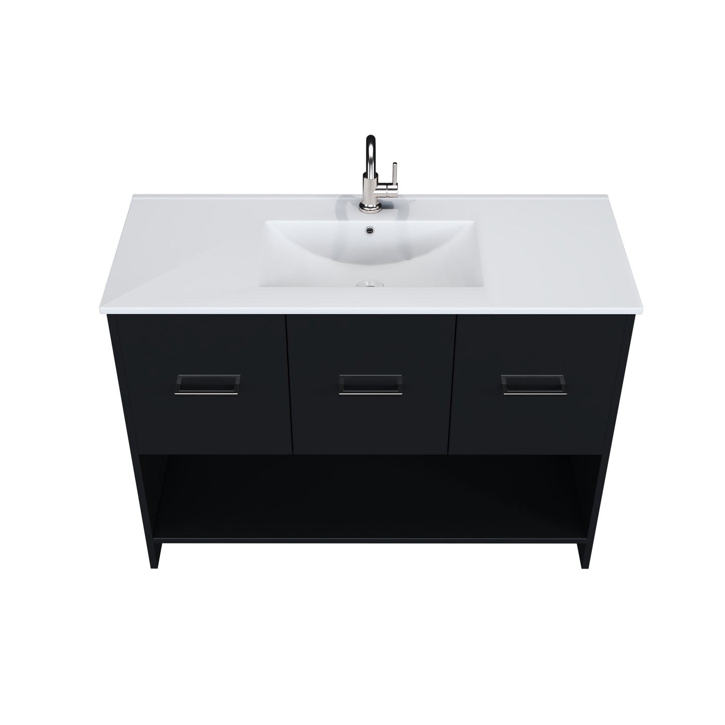 Cabo 48" Bathroom Vanity with Ceramic counter top