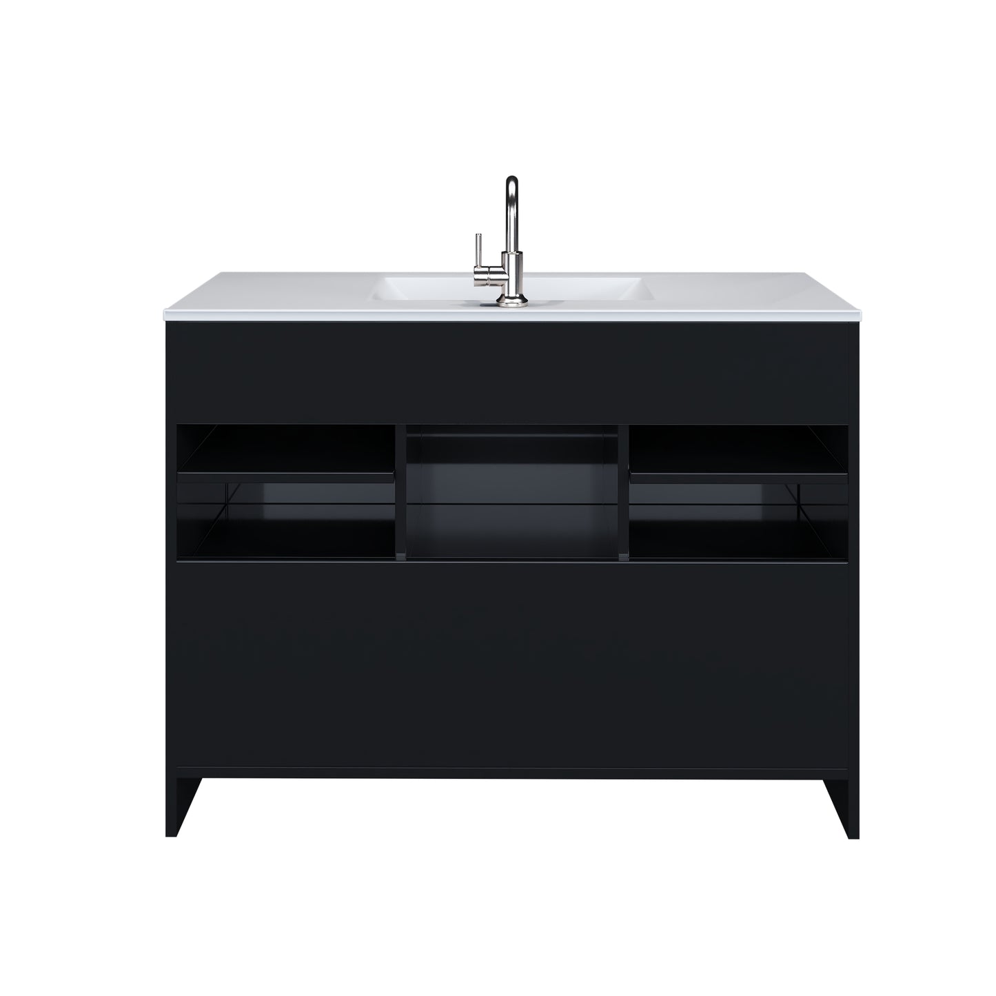 Cabo 48" Bathroom Vanity with Ceramic counter top