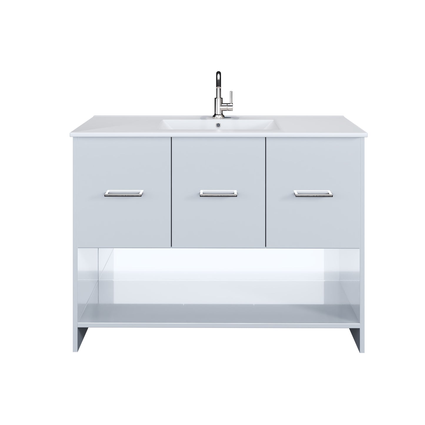 Cabo 48" Bathroom Vanity with Ceramic counter top