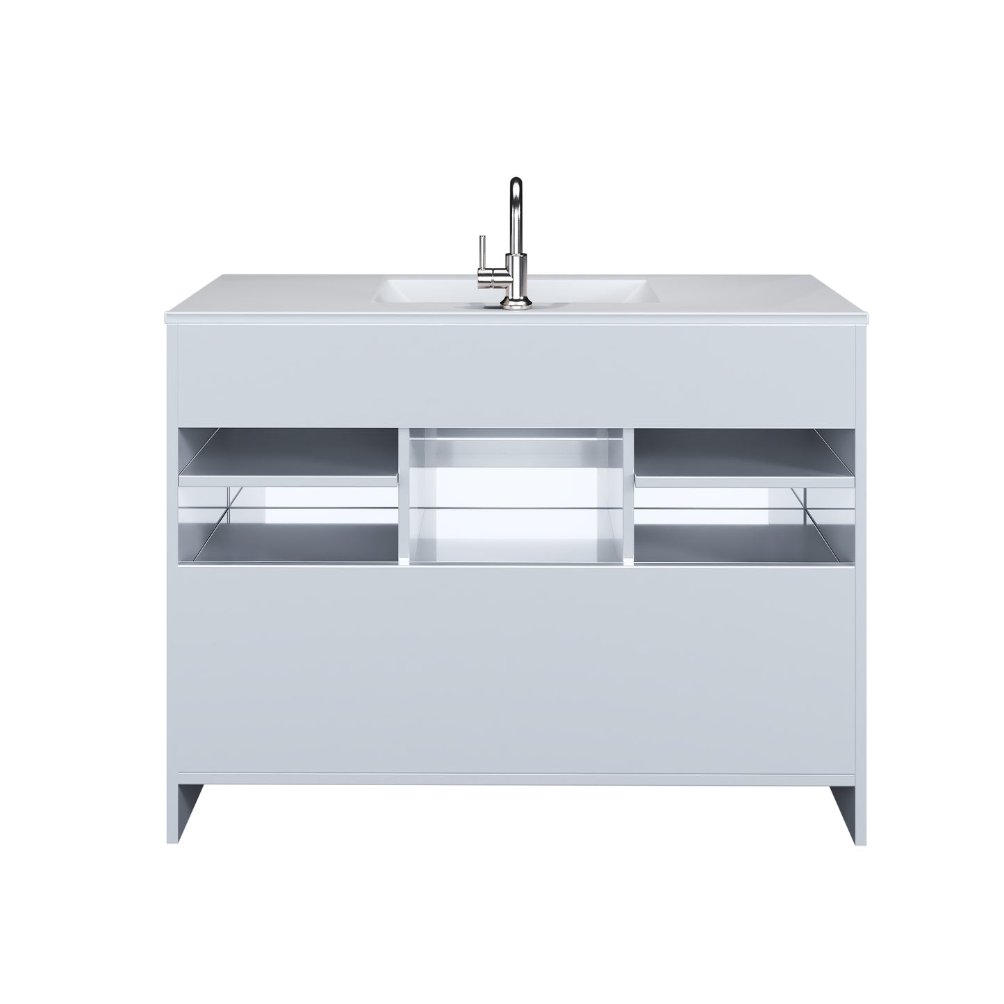 Cabo 48" Bathroom Vanity with Ceramic counter top