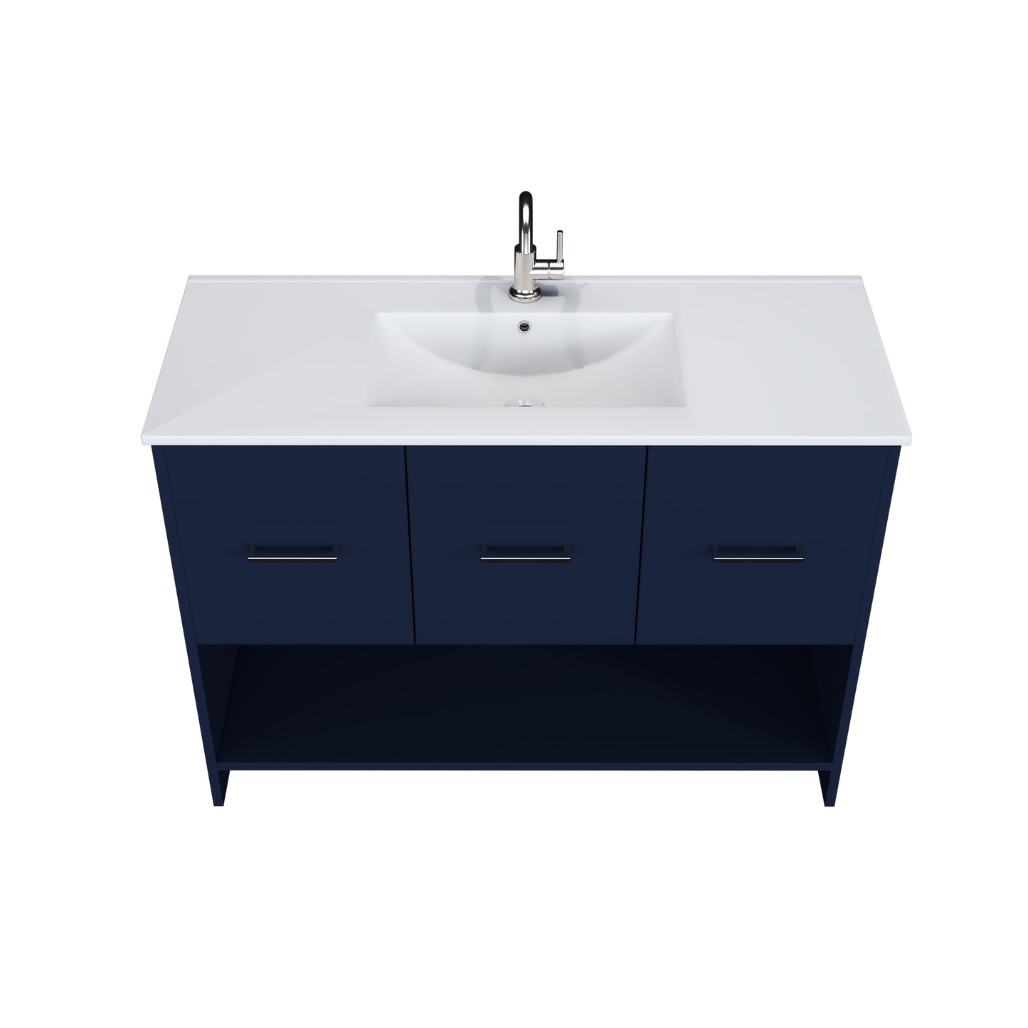 Cabo 48" Bathroom Vanity with Ceramic counter top