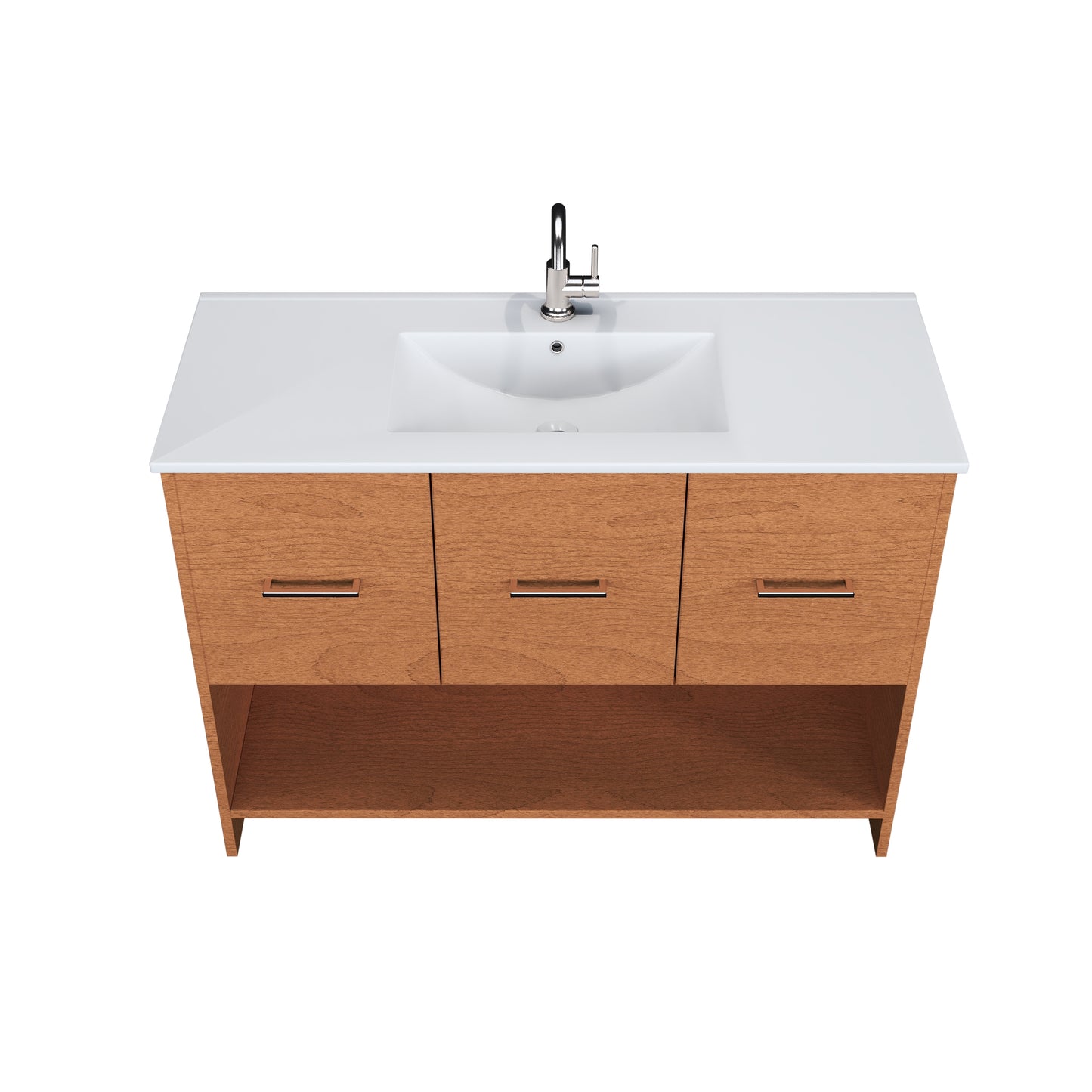Cabo 48" Bathroom Vanity with Ceramic counter top
