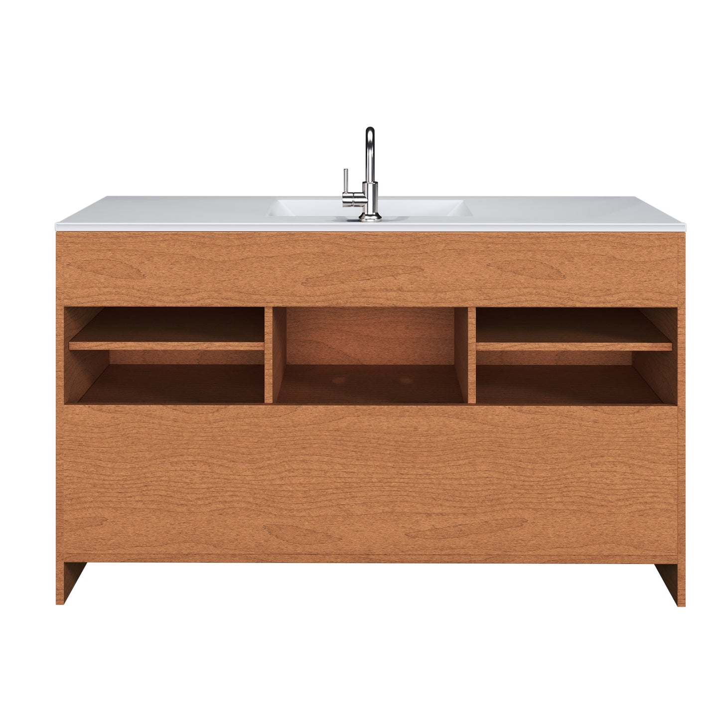 Cabo 60" Single Sink Bathroom Vanity with Ceramic counter top