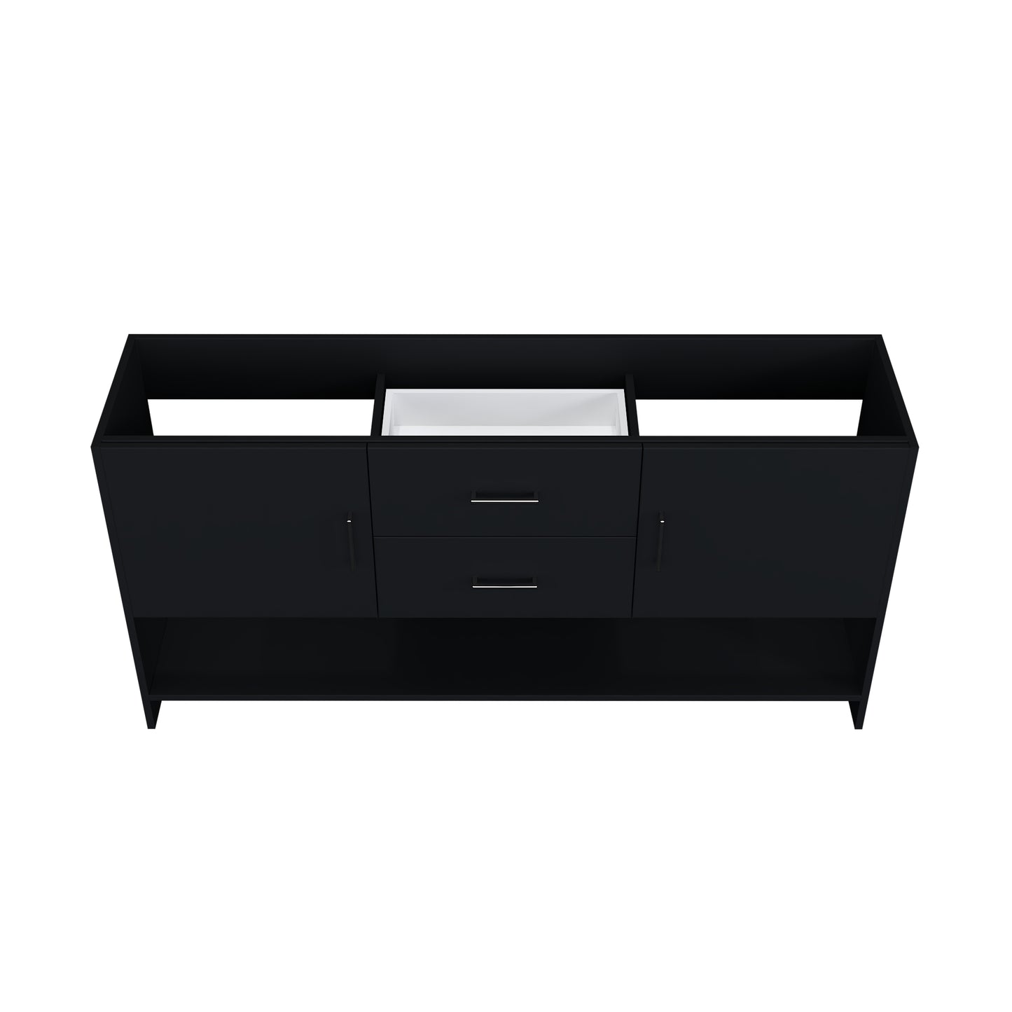 Cabo 72" Double Sink Bathroom Vanity Cabinet Only