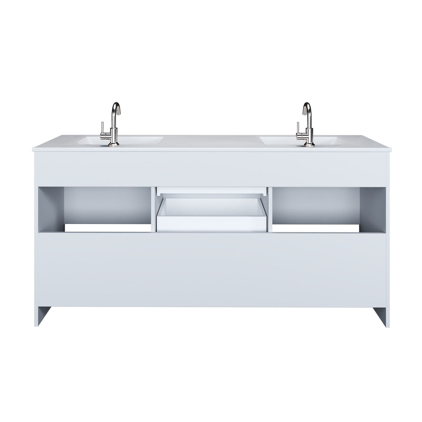 Cabo 72" Double Sink Bathroom Vanity with Ceramic counter top