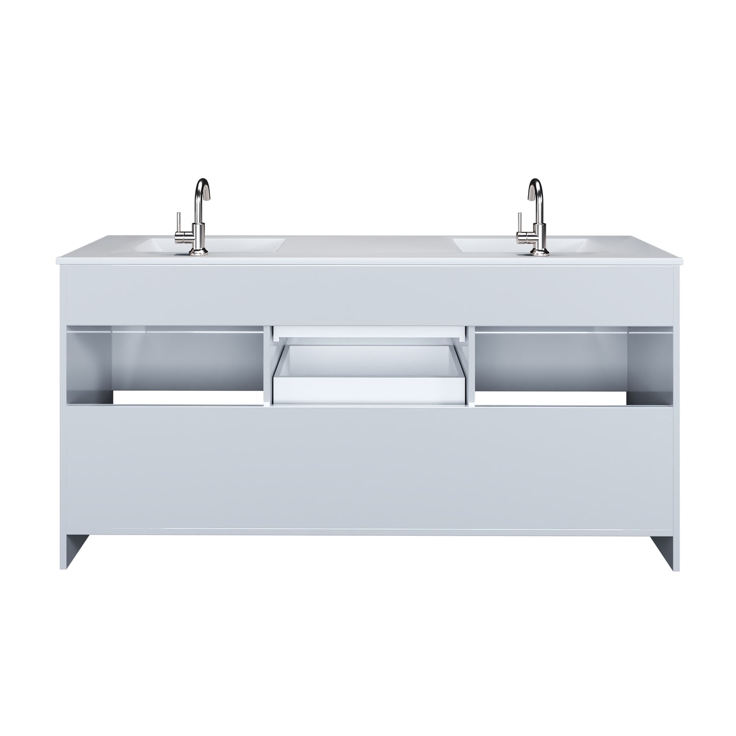 Cabo 72" Double Sink Bathroom Vanity with Ceramic counter top