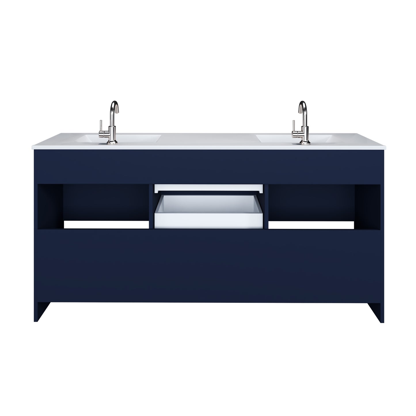 Cabo 72" Double Sink Bathroom Vanity with Ceramic counter top