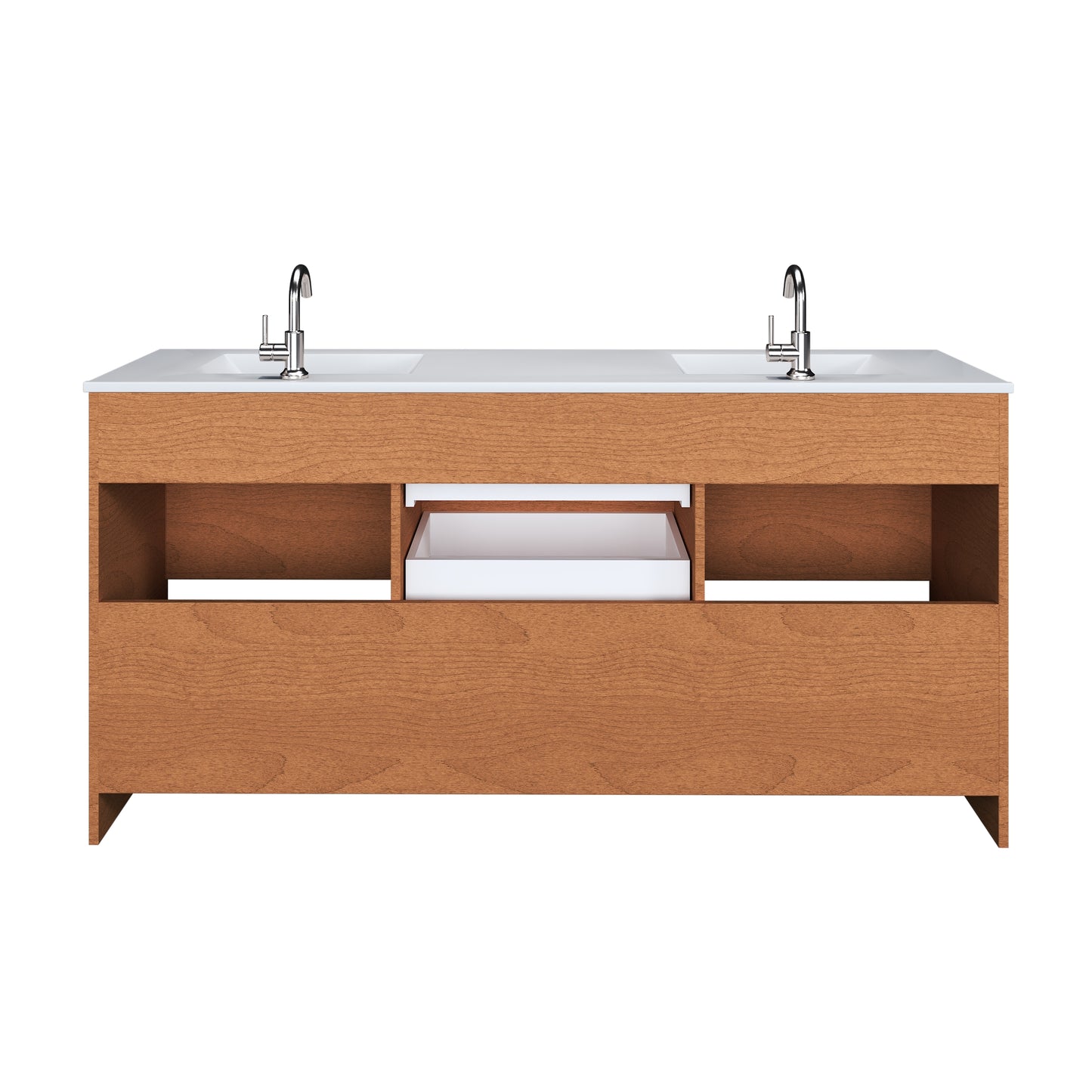 Cabo 72" Double Sink Bathroom Vanity with Ceramic counter top