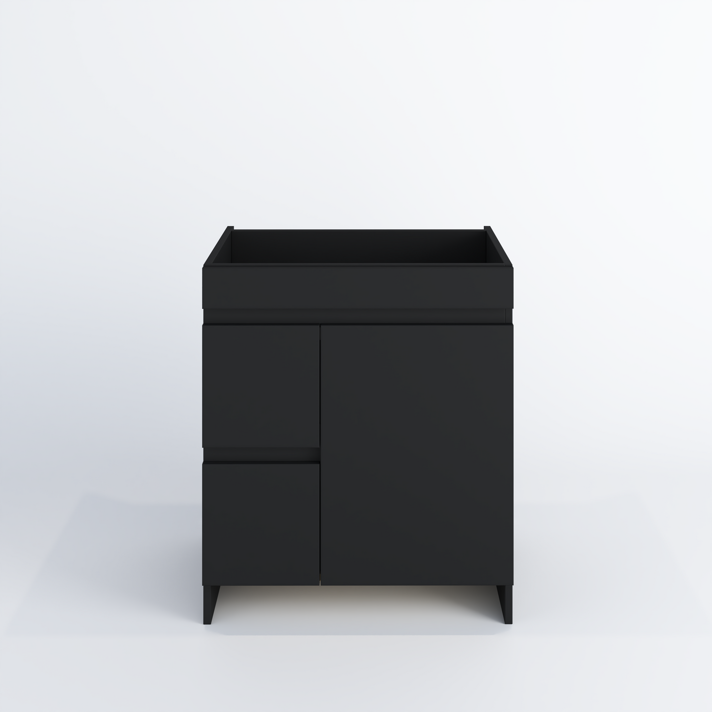 Cinnamon 30" Bathroom Vanity Cabinet Only Left Side Drawers